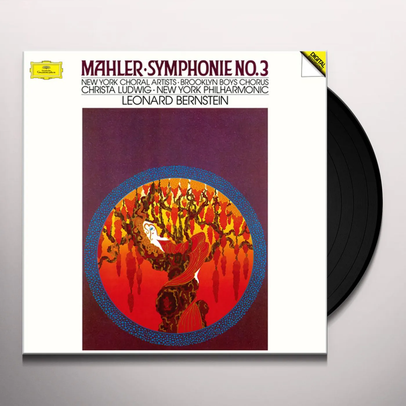 New York Philharmonic;Leonard Bernstein MAHLER: SYMPHONIE NO. 3 Vinyl Record