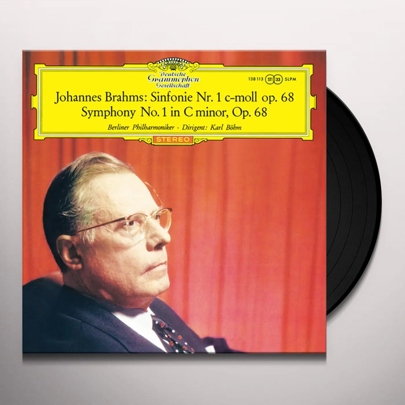 Berliner Philharmoniker, Karl Böhm (conductor) BRAHMS: SYMPHONY NO. 1 IN C MINOR OP. 68 Vinyl Record