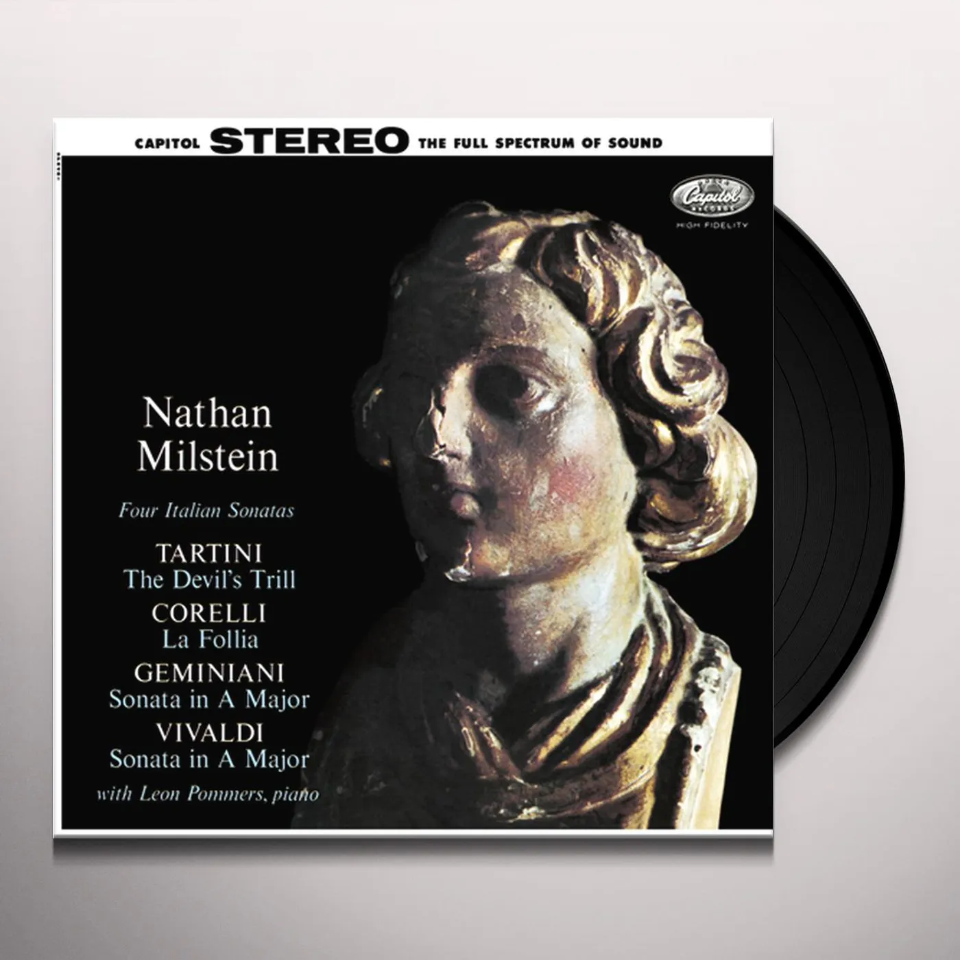 Nathan Milstein Four Italian Sonatas Vinyl Record