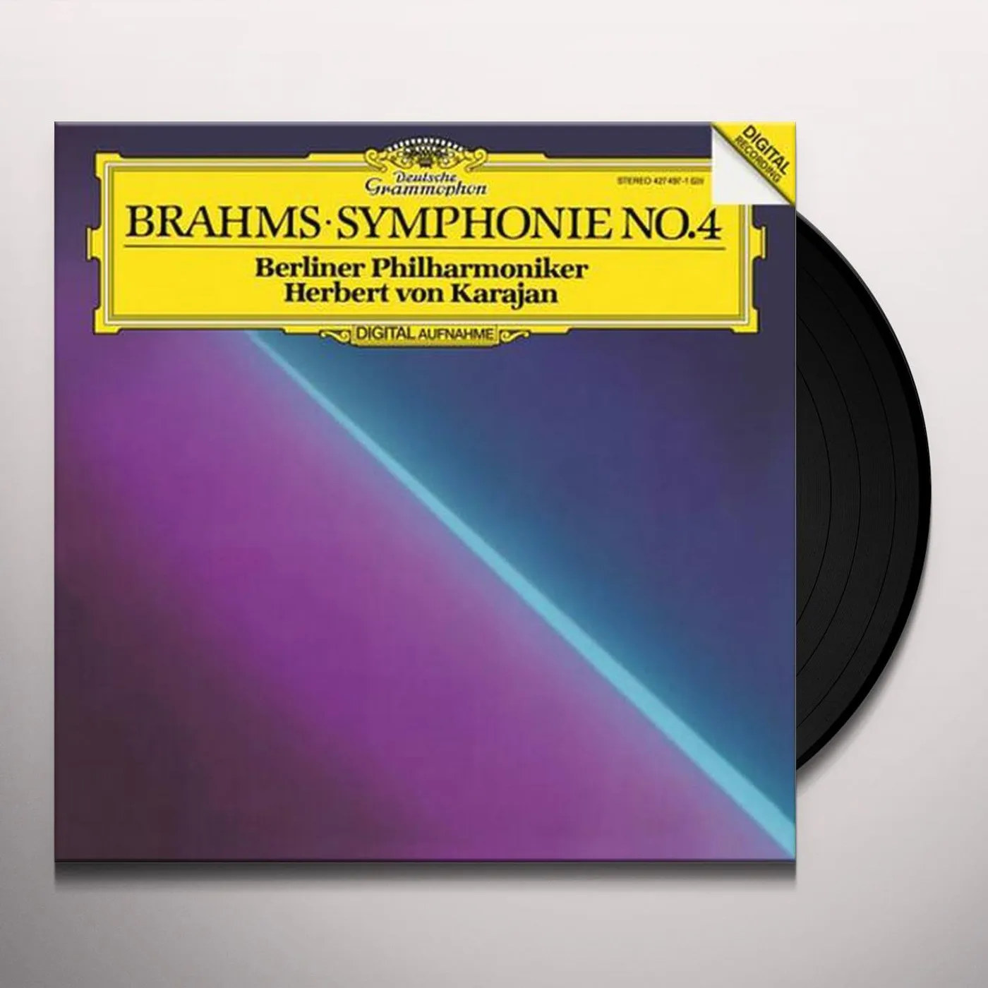 Berlin Philharmonic Orchestra (Herbert Von Karajan) BRAHMS SYMPHONY NO. 4 Vinyl Record