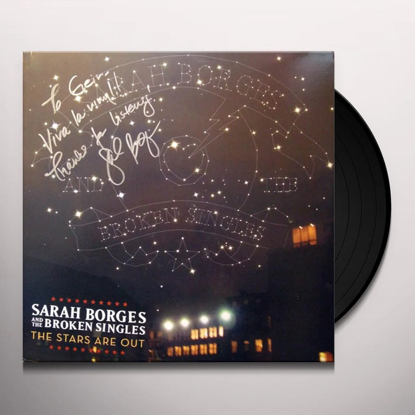 Sarah Borges and the Broken Singles STARS ARE OUT Vinyl Record