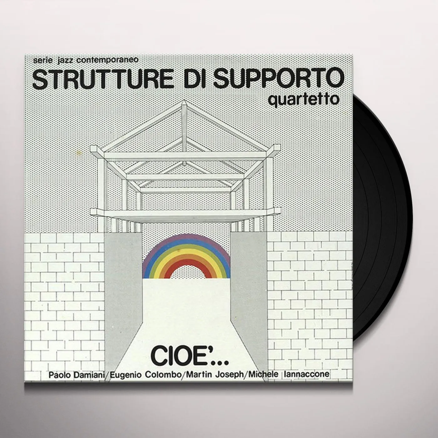 Strutture Di Supporto Quartetto CIOE Vinyl Record