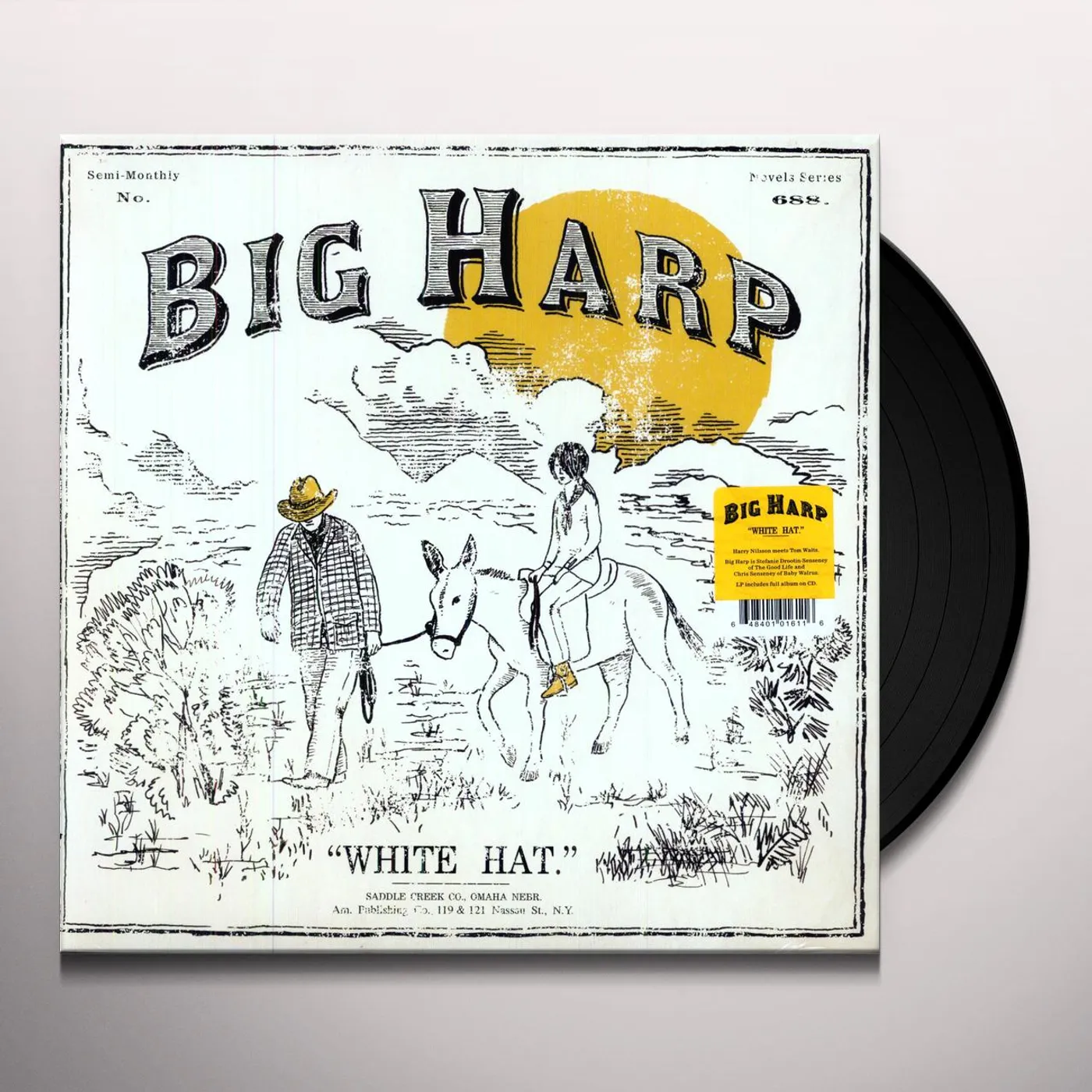 Big Harp White Hat Vinyl Record