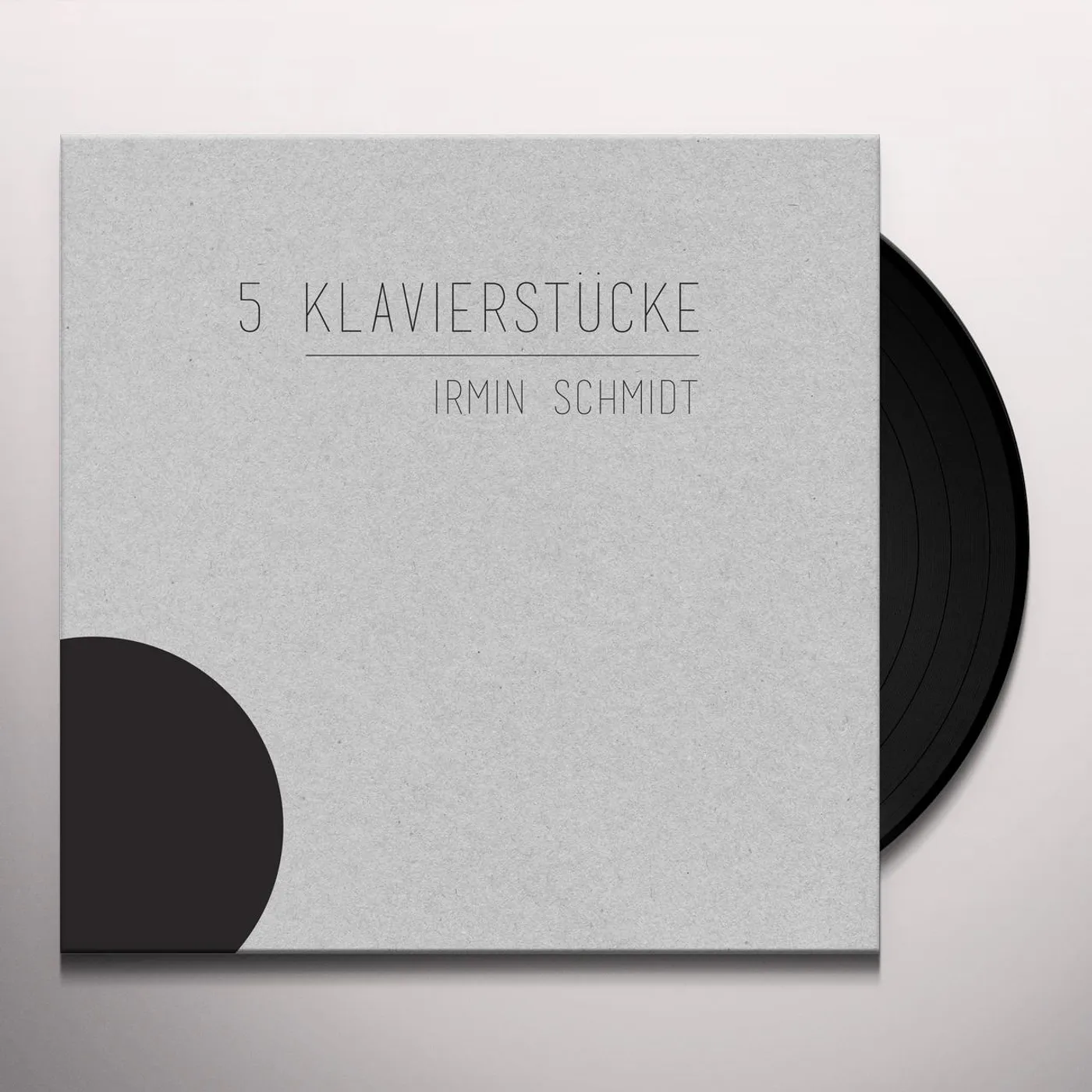 Irmin Schmidt 5 KLAVIERSTUCKE Vinyl Record