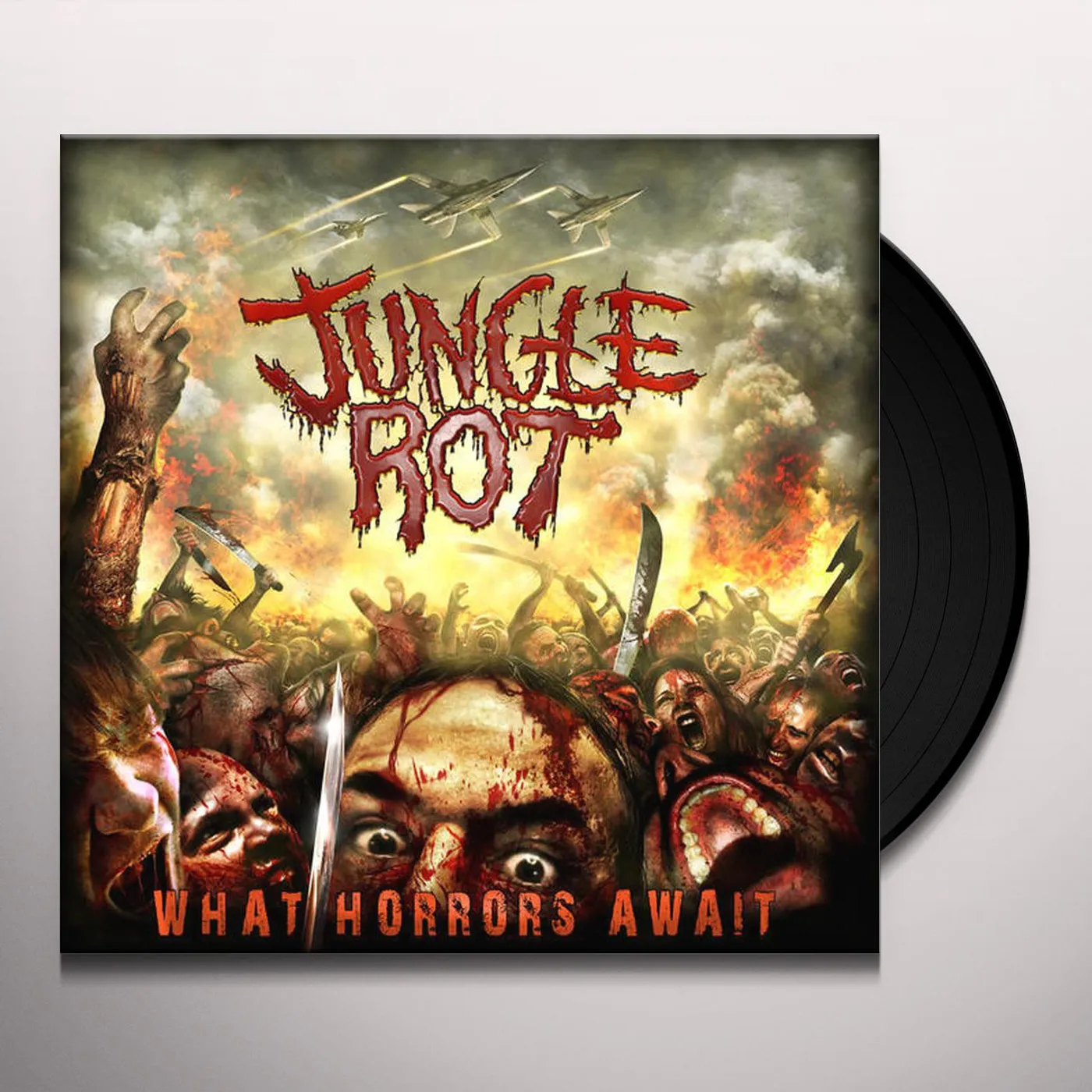Jungle Rot What Horrors Await Vinyl Record