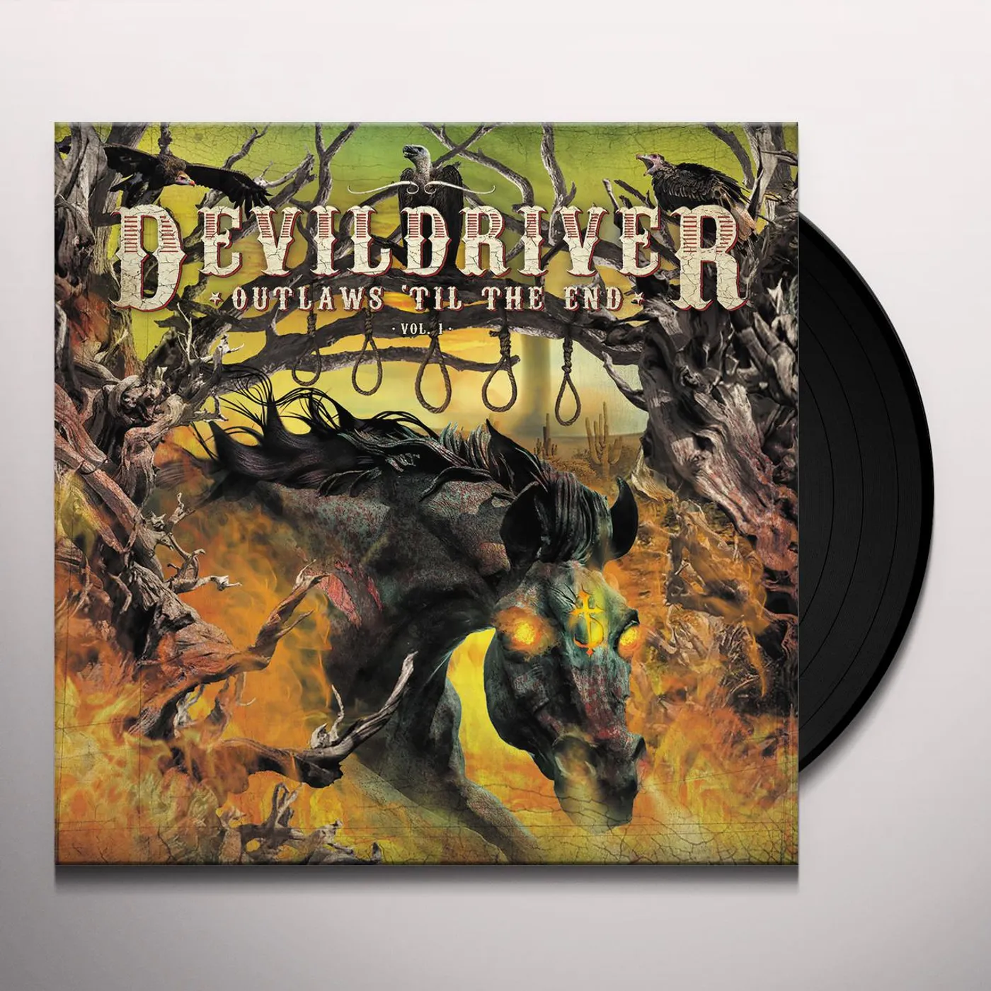 DevilDriver OUTLAWS 'TIL THE END 1 Vinyl Record