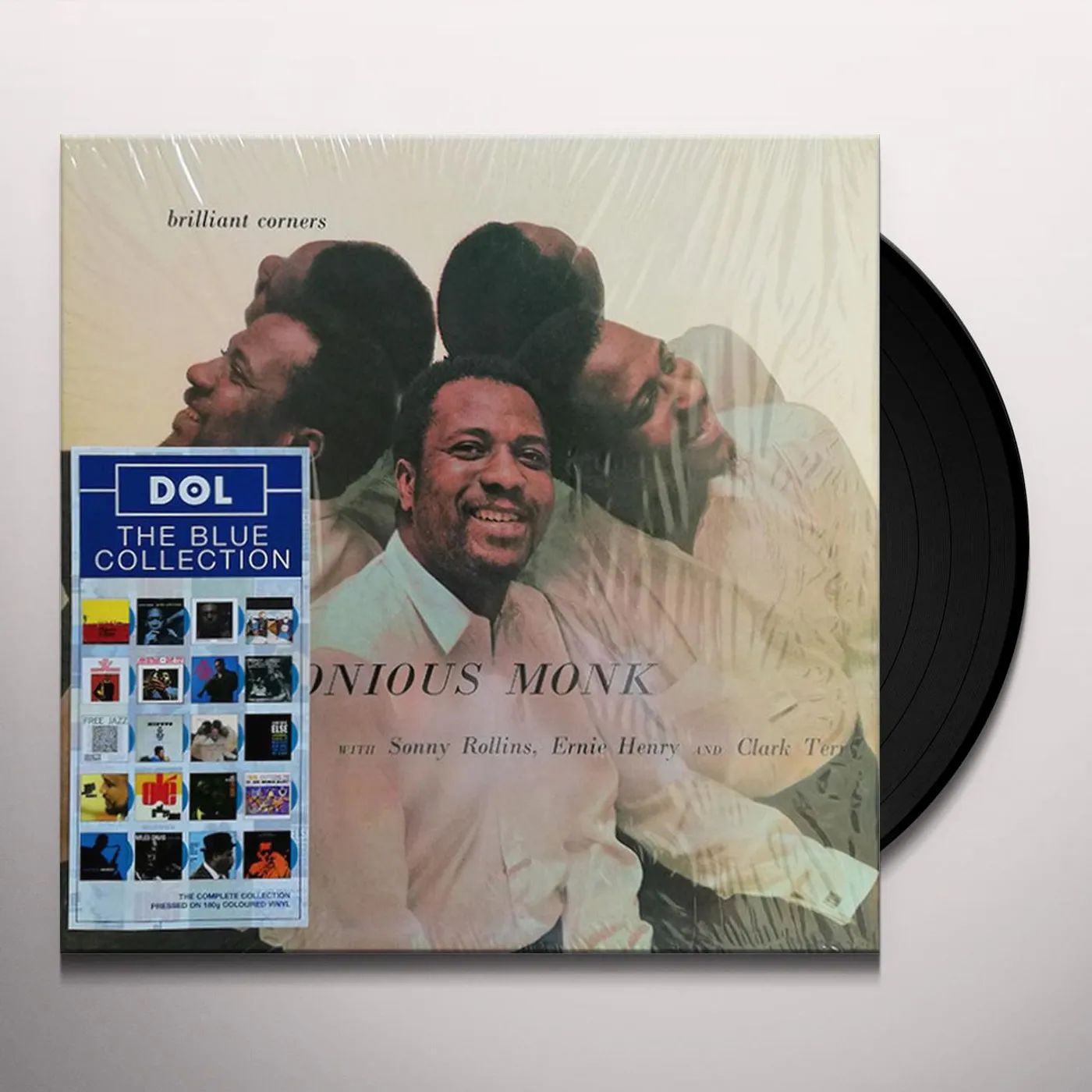 Thelonious Monk and Sonny Rollins BRILLANT CORNERS (BLUE VINYL) Vinyl Record
