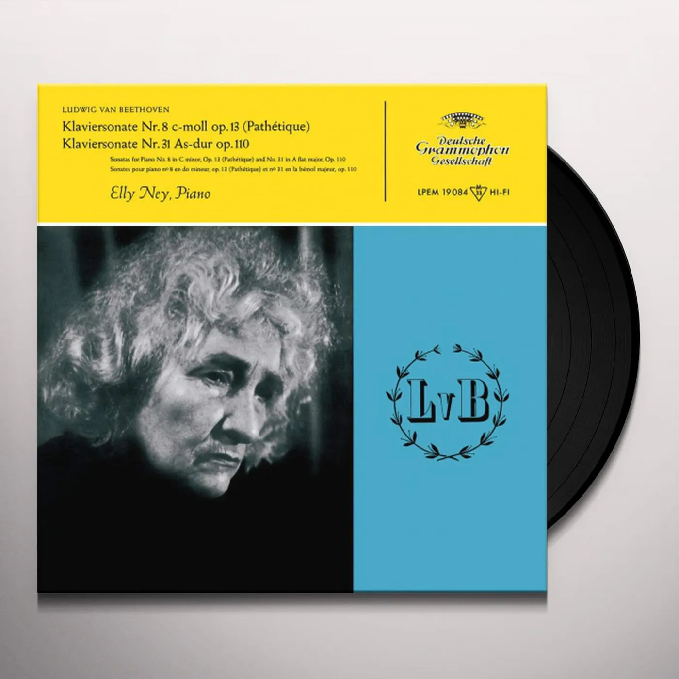 Elly Ney BEETHOVEN PIANO SONATAS NOS. 8 14 23 31 Vinyl Record