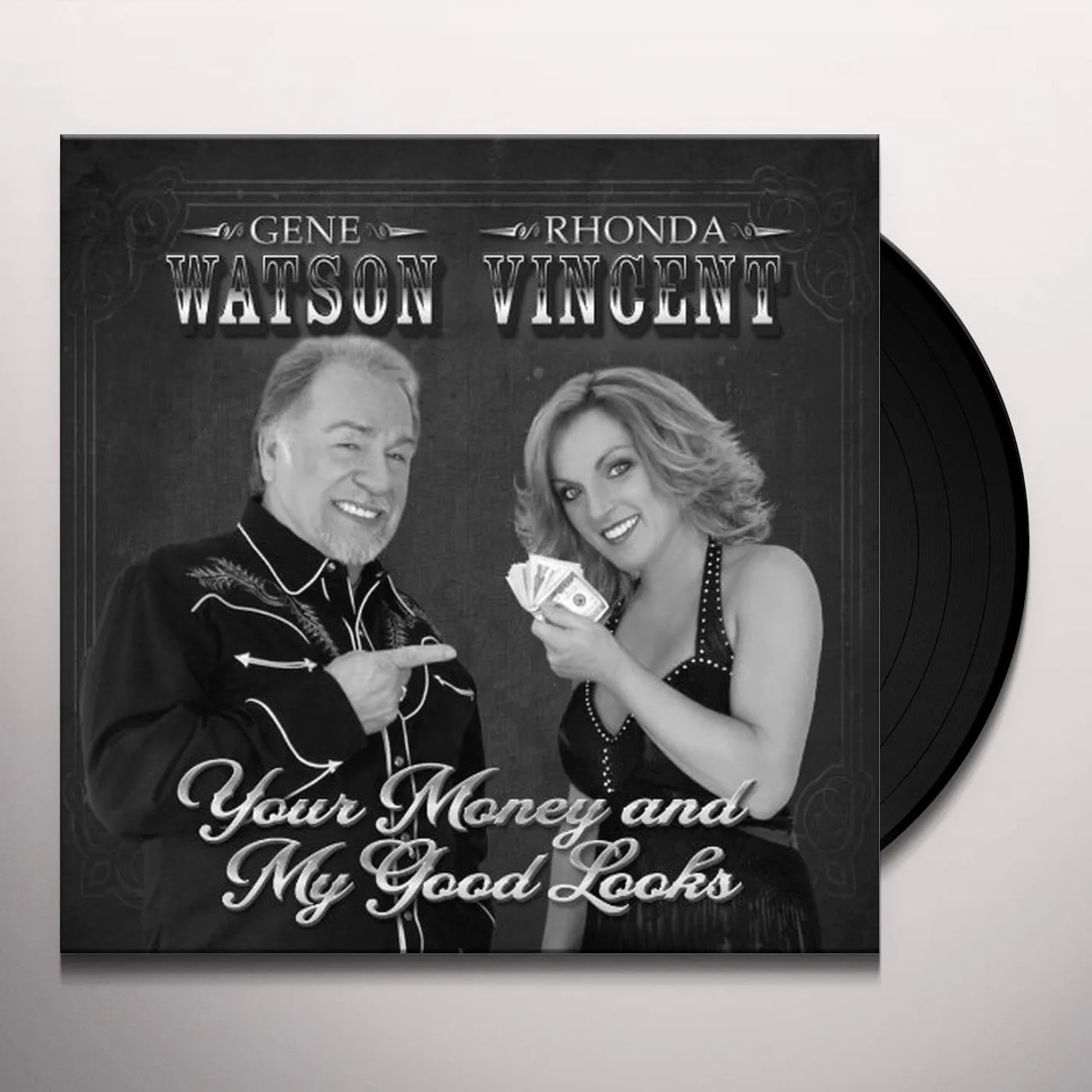 Gene Watson / Rhonda Vincent YOUR MONEY & MY GOOD LOOKS Vinyl Record