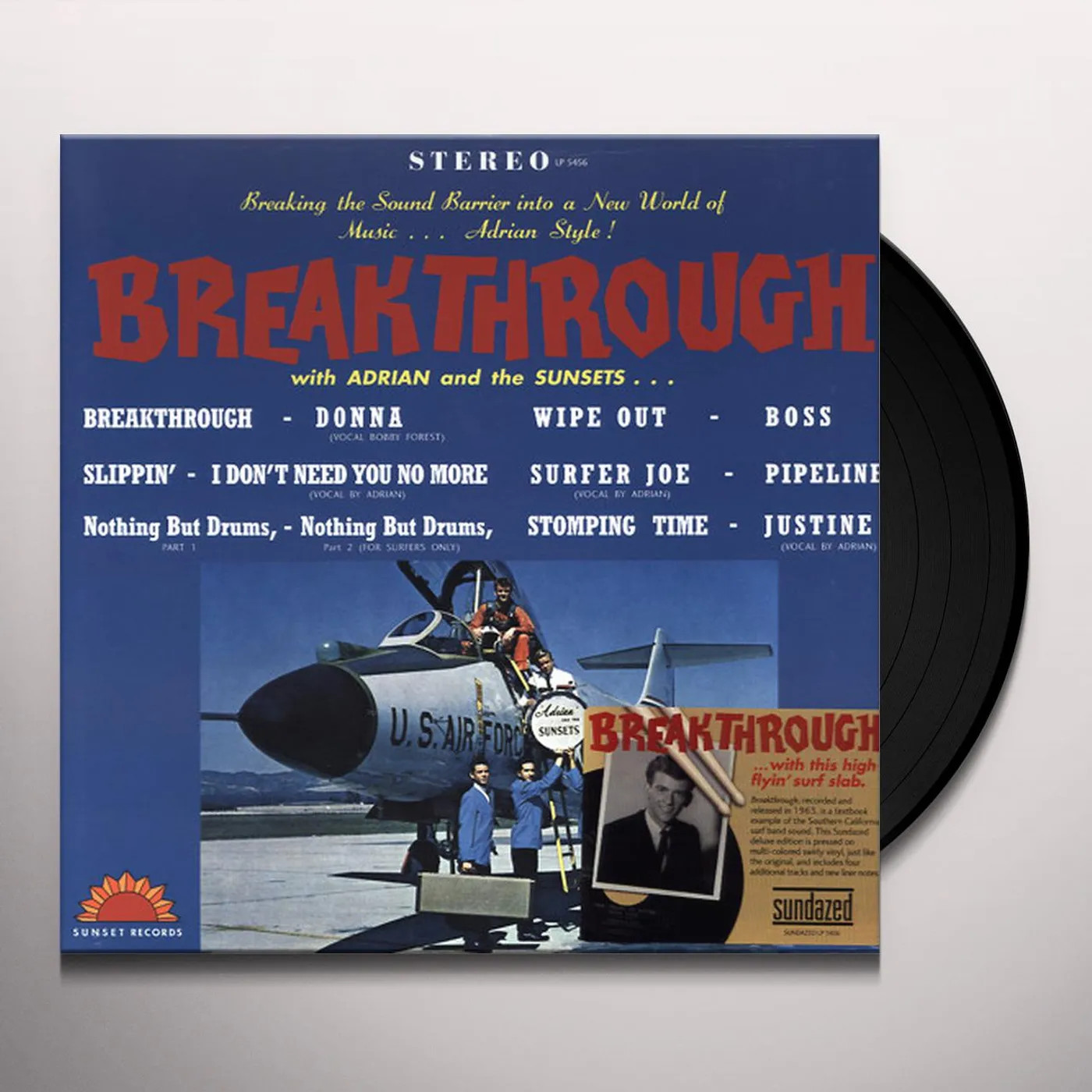 Adrian & The Sunsets Breakthrough Vinyl Record