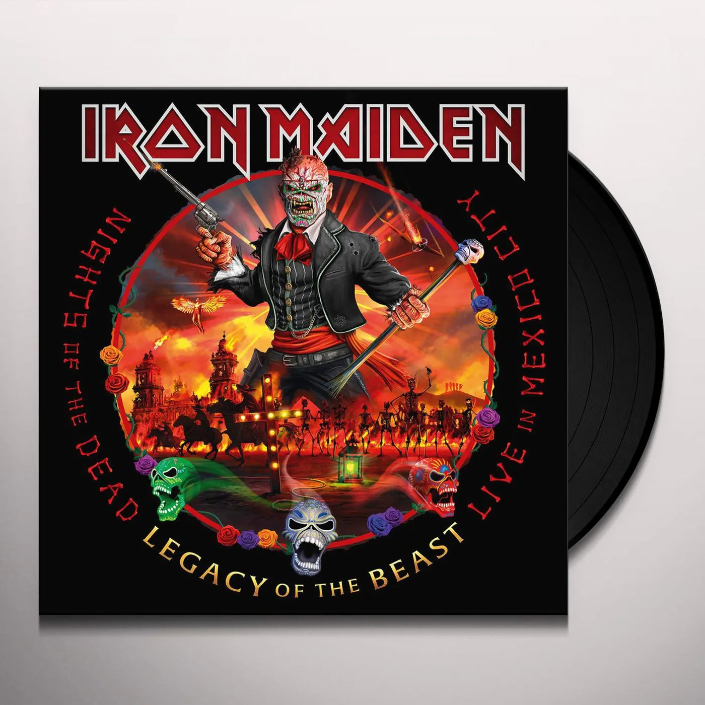 Iron Maiden Nights Of The Dead Legacy Of The Beast:Live In Mexico City Vinyl Record
