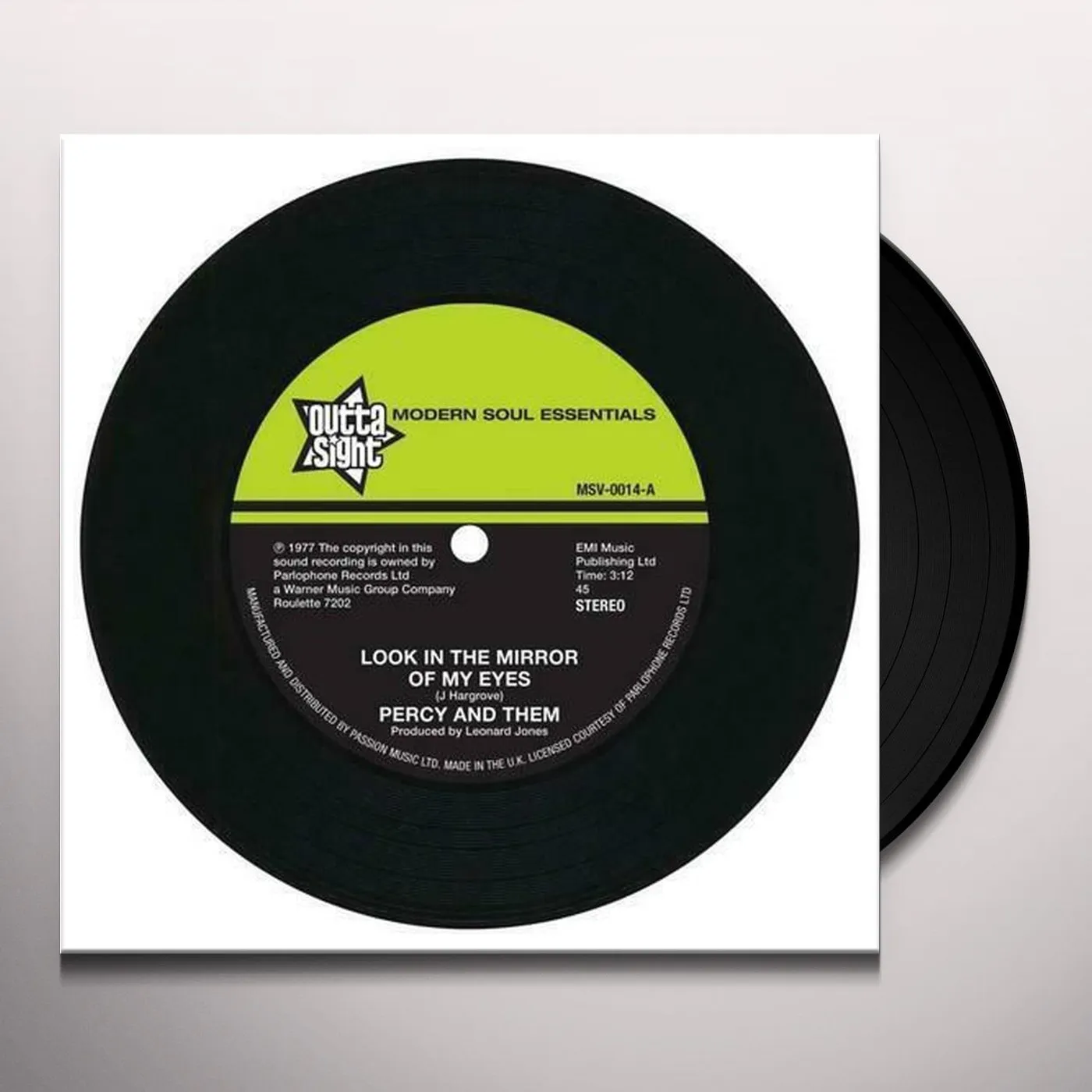 Percy and Them Look In The Mirror Of My Eyes Vinyl Record