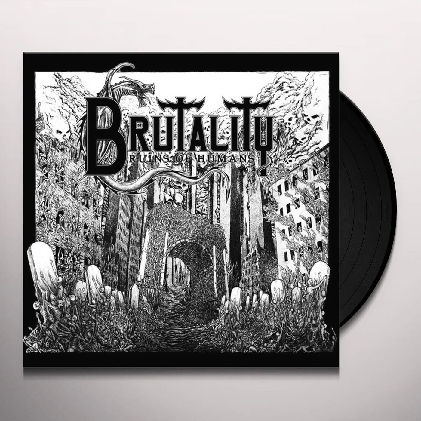 Brutality Ruins Of Humans Vinyl Record