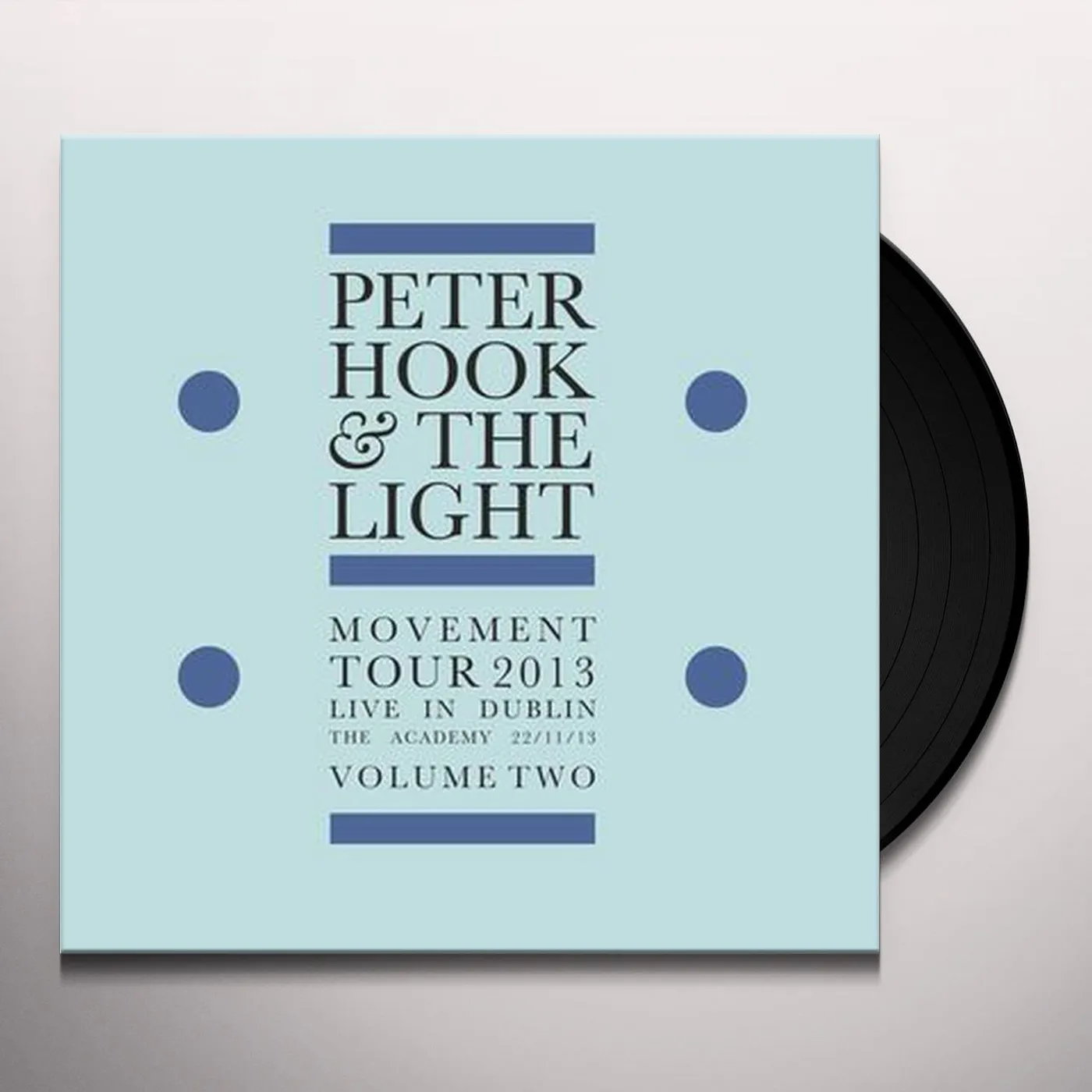Peter Hook and The Light MOVEMENT - LIVE IN DUBLIN 2 Vinyl Record