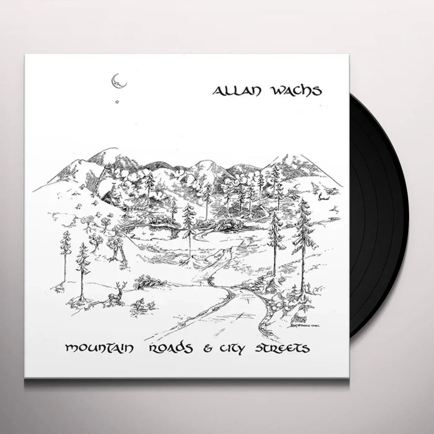 Allan Wachs MOUNTAIN ROADS & CITY STREETS (CLEAR VINYL) Vinyl Record