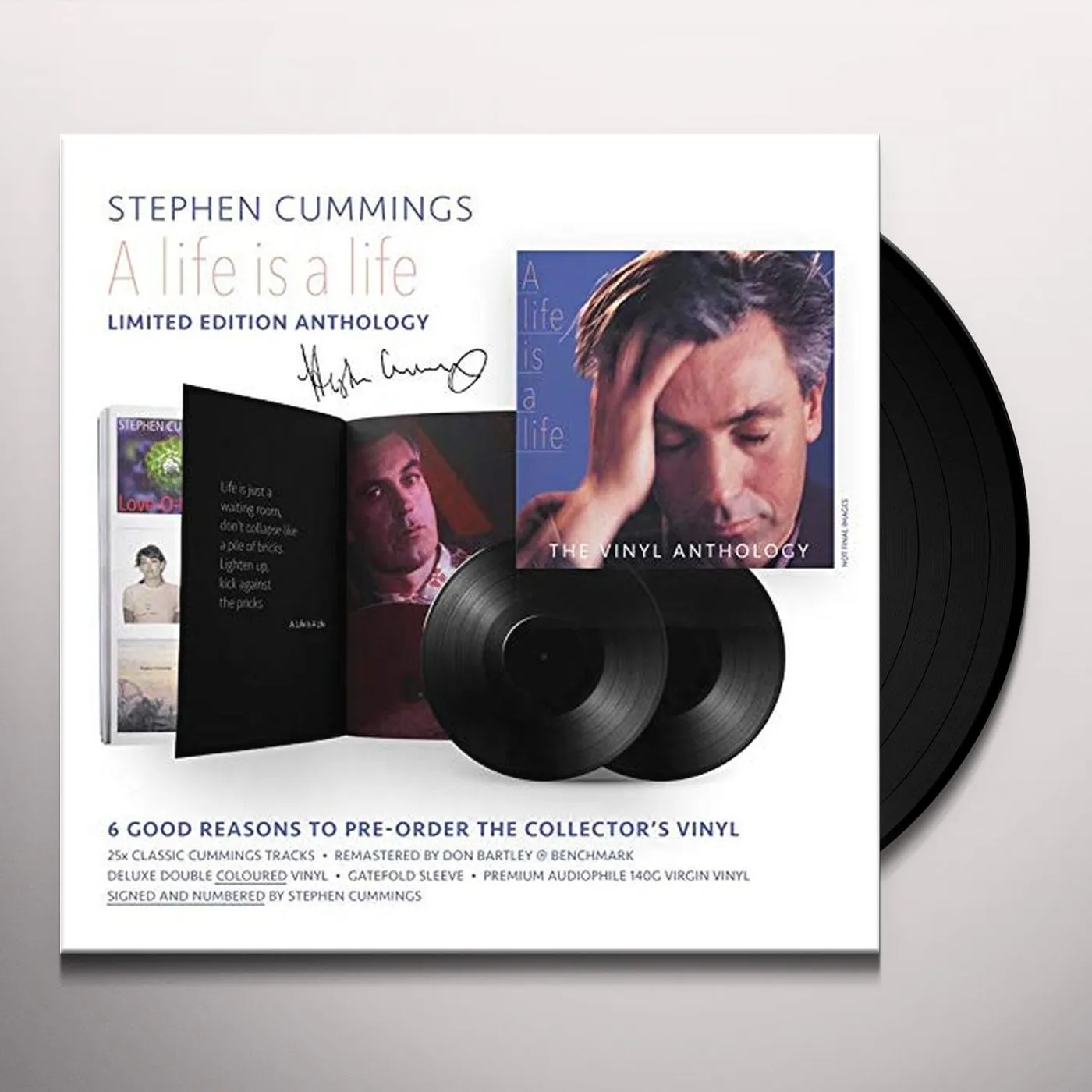 Stephen Cummings LIFE IS A LIFE: ANTHOLOGY Vinyl Record