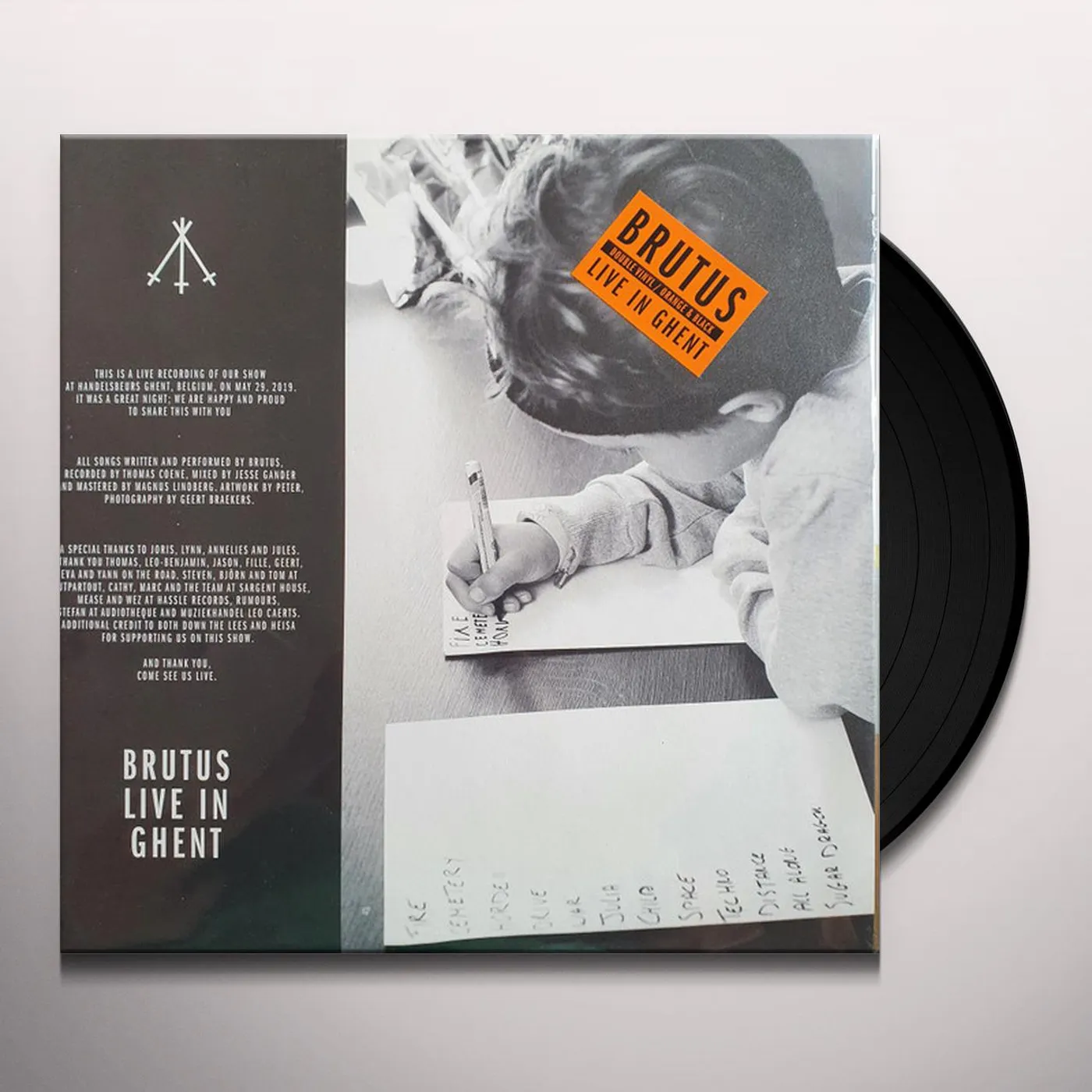 Brutus LIVE IN GHENT (2LP/ORANGE & BLACK COLOR-IN-COLOR VINYL/IMPORT) Vinyl Record