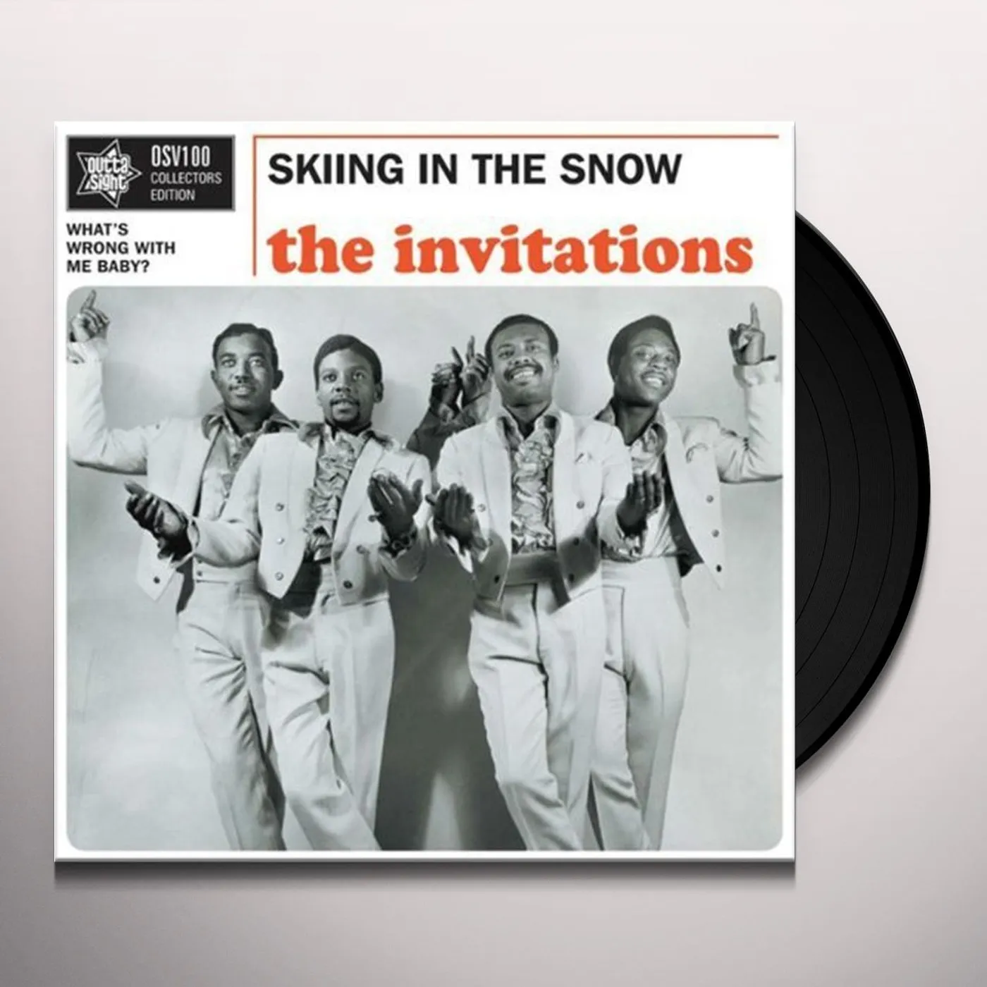 The Invitations SKIING IN THE SNOW/WHAT'S WRONG WITH ME BABY? Vinyl Record