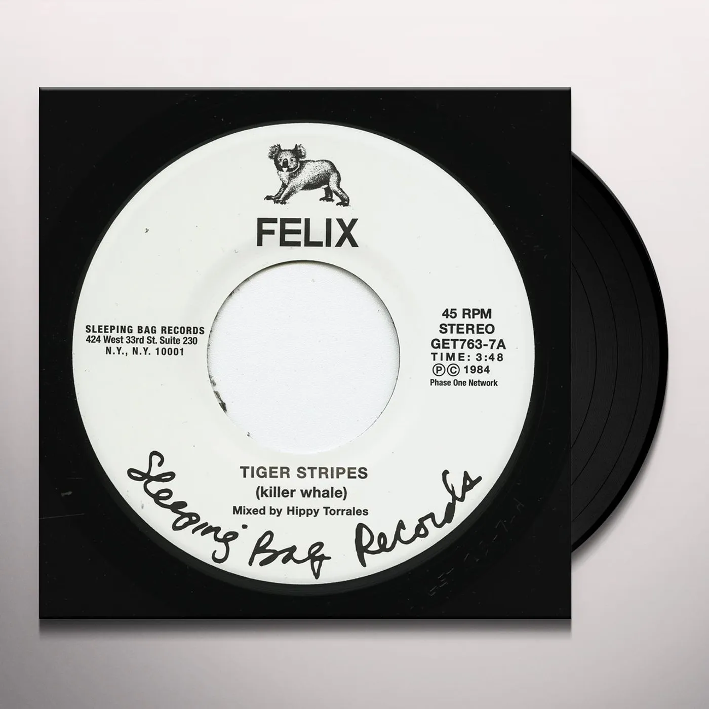 Felix TIGER STRIPES / YOU CAN'T HOLD ME DOWN Vinyl Record