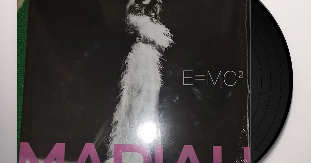 MARIAH  CAREY E=MC² レコード R&B 12インチ LP MARIAH CAREY E=MC2 OPAQUE PURPLE EU VINYL 12