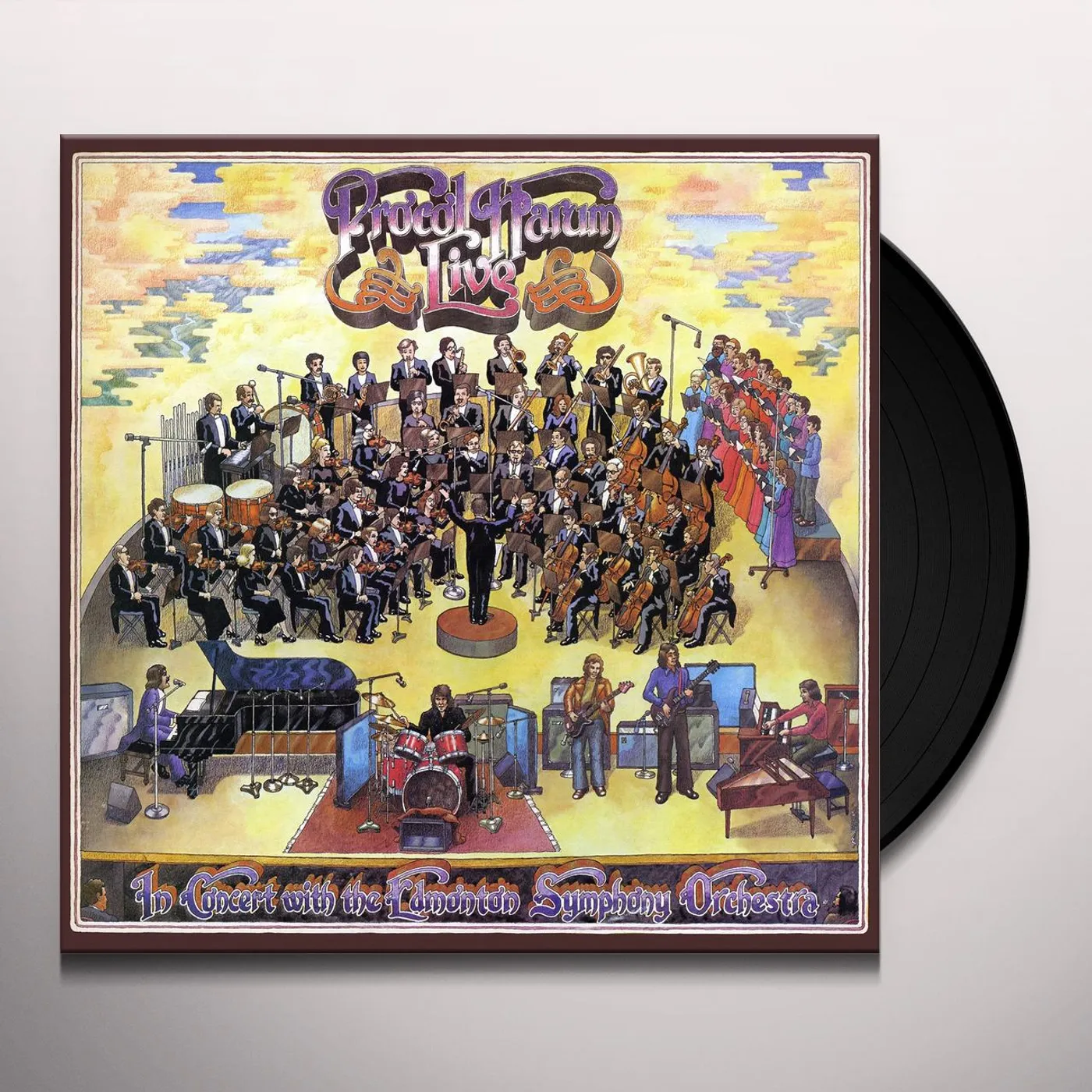 Procol Harum Live in Concert with The Edmonton Symphony Orchestra Vinyl Record