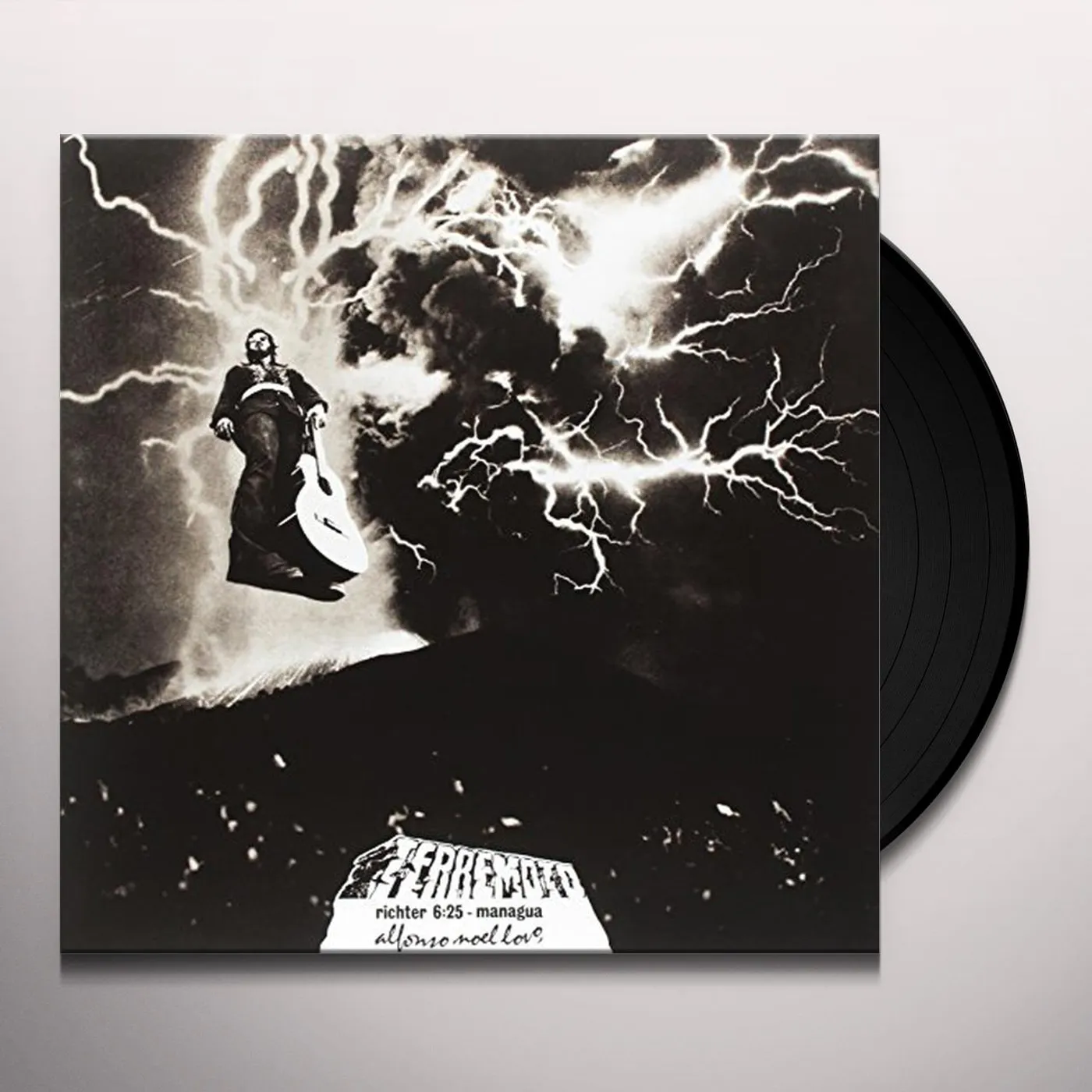 Alfonso Noel Lovo TERREMOTO RICHTER 6:25 - MANAGUA Vinyl Record