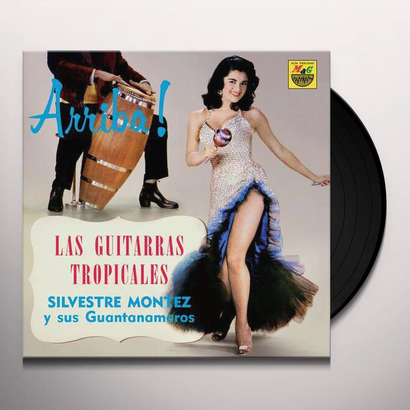 Silvestre Montez y Sus Guantanameros Las Guitarras Tropicales Vinyl Record