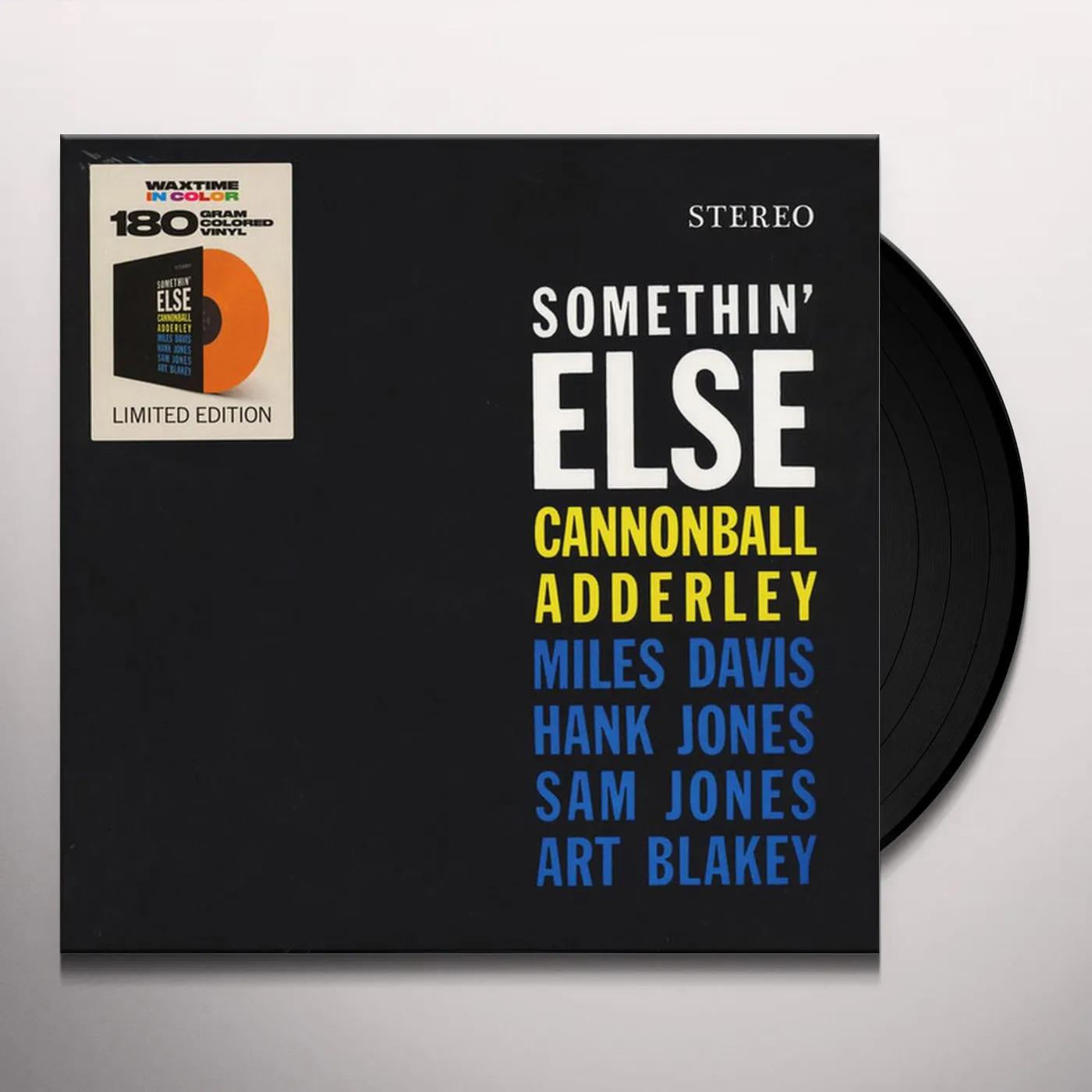 Cannonball Adderley SOMETHIN ELSE (1 BONUS TRACK) (LIMITED 180G/DMM SOLID ORANGE COLORED VINYL) Vinyl Record