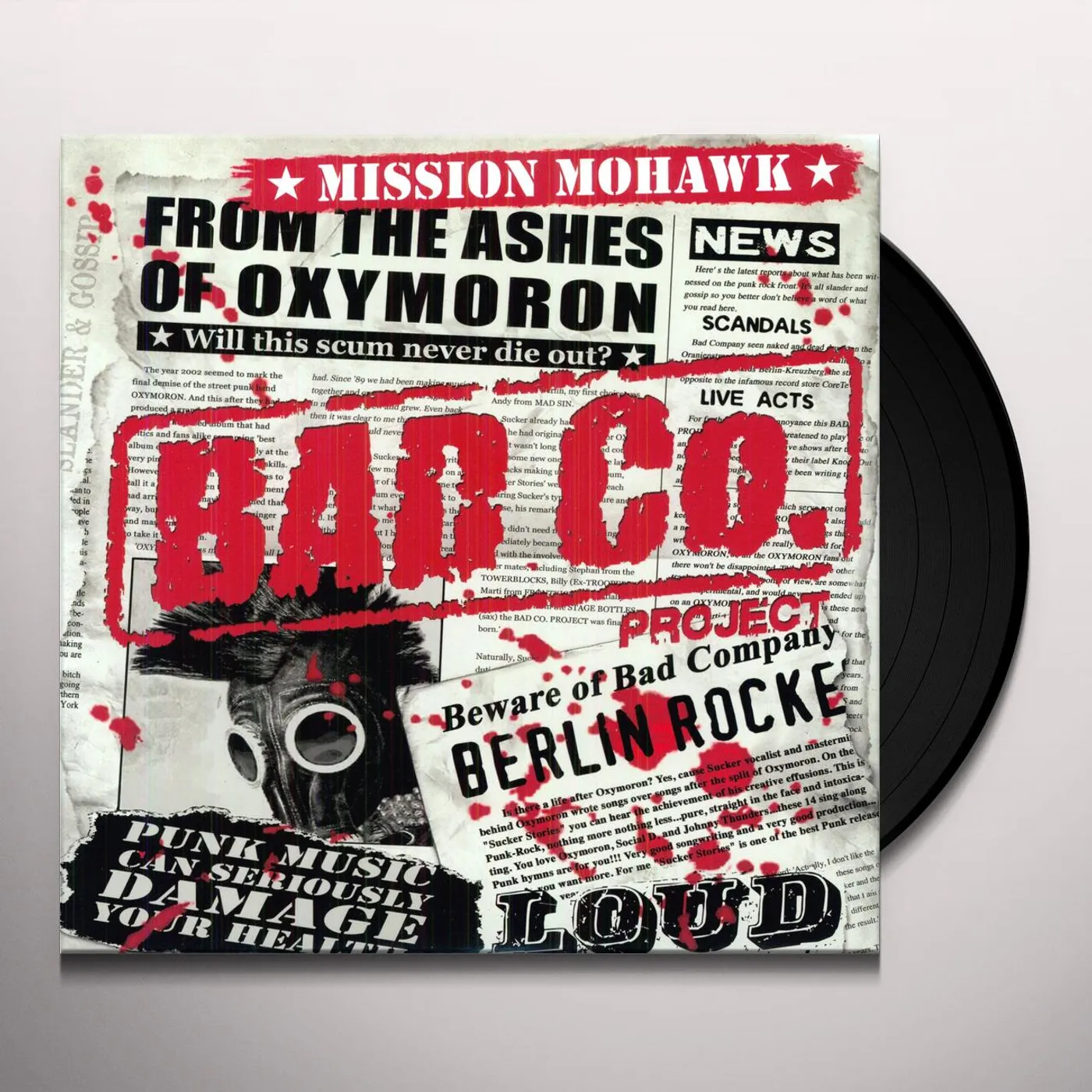 Bad Co. Project MISSION MOHAWK Vinyl Record