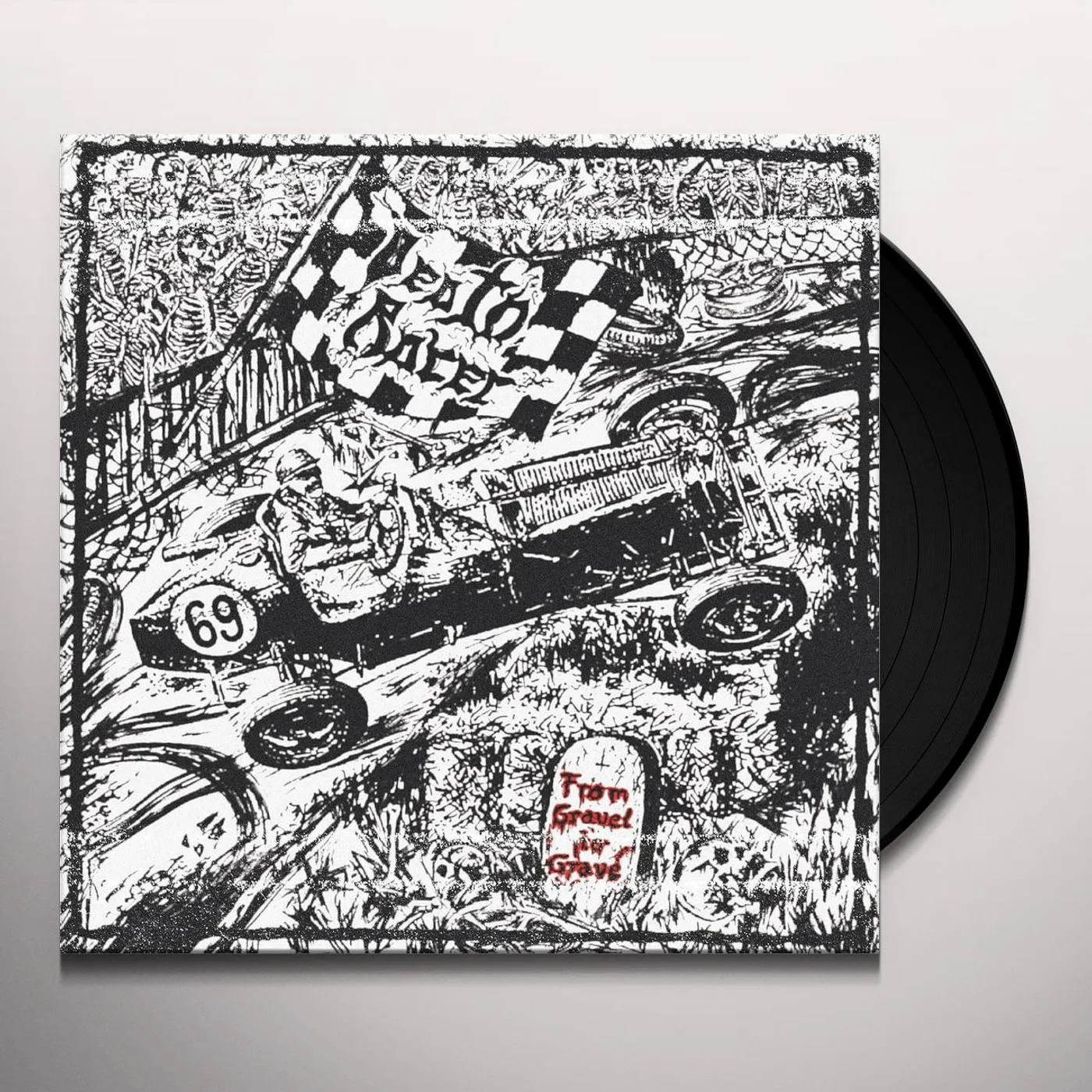Death Racer From Gravel To Grave Vinyl Record