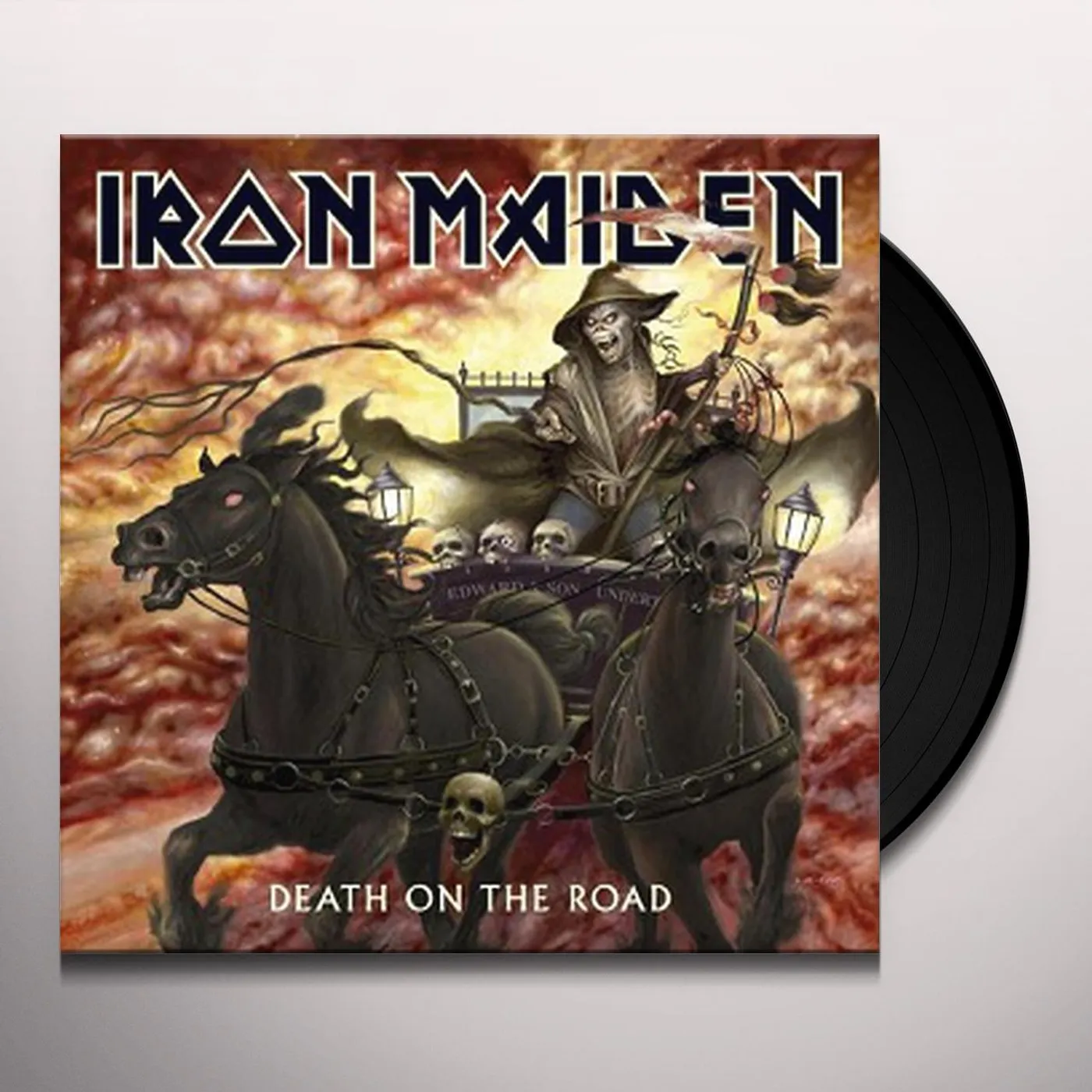 Iron Maiden DEATH ON THE ROAD (2 LP Vinyl Record)