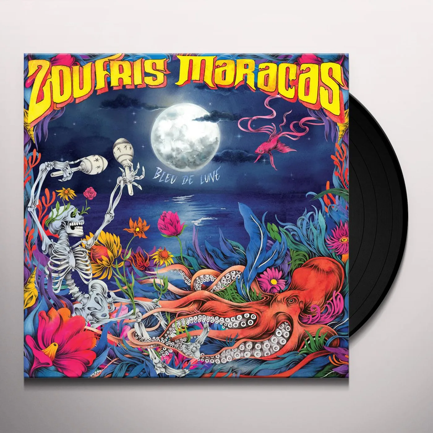 Zoufris Maracas Bleu de lune Vinyl Record