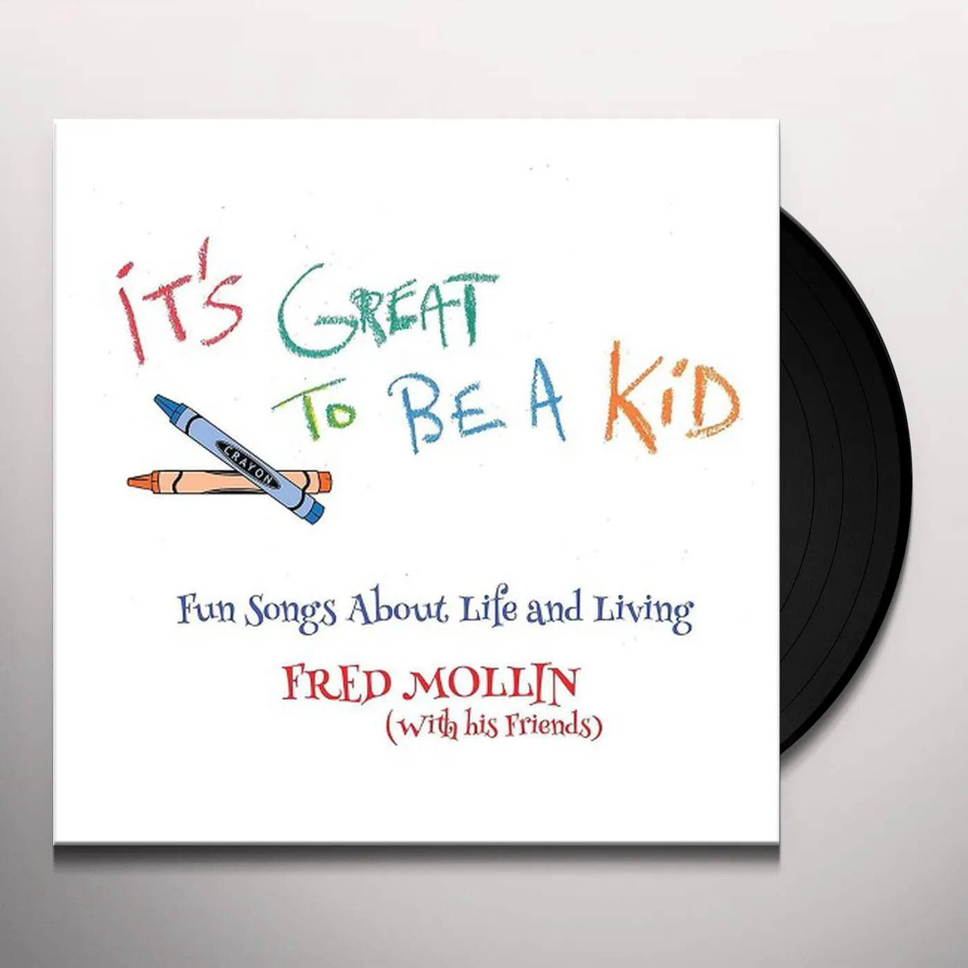 Fred Mollin It's Great to Be a Kid Vinyl Record