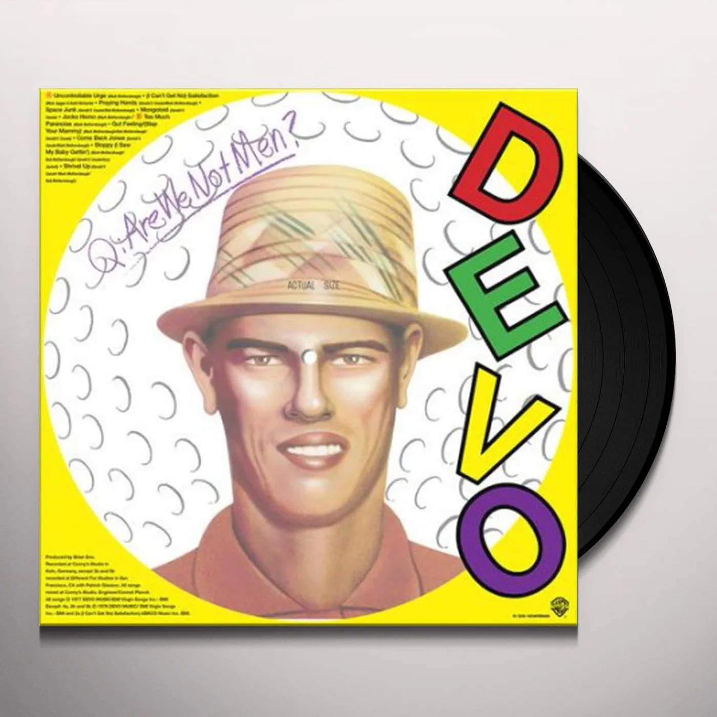 Q: Are We Not Men? A: We Are Devo! Vinyl Record