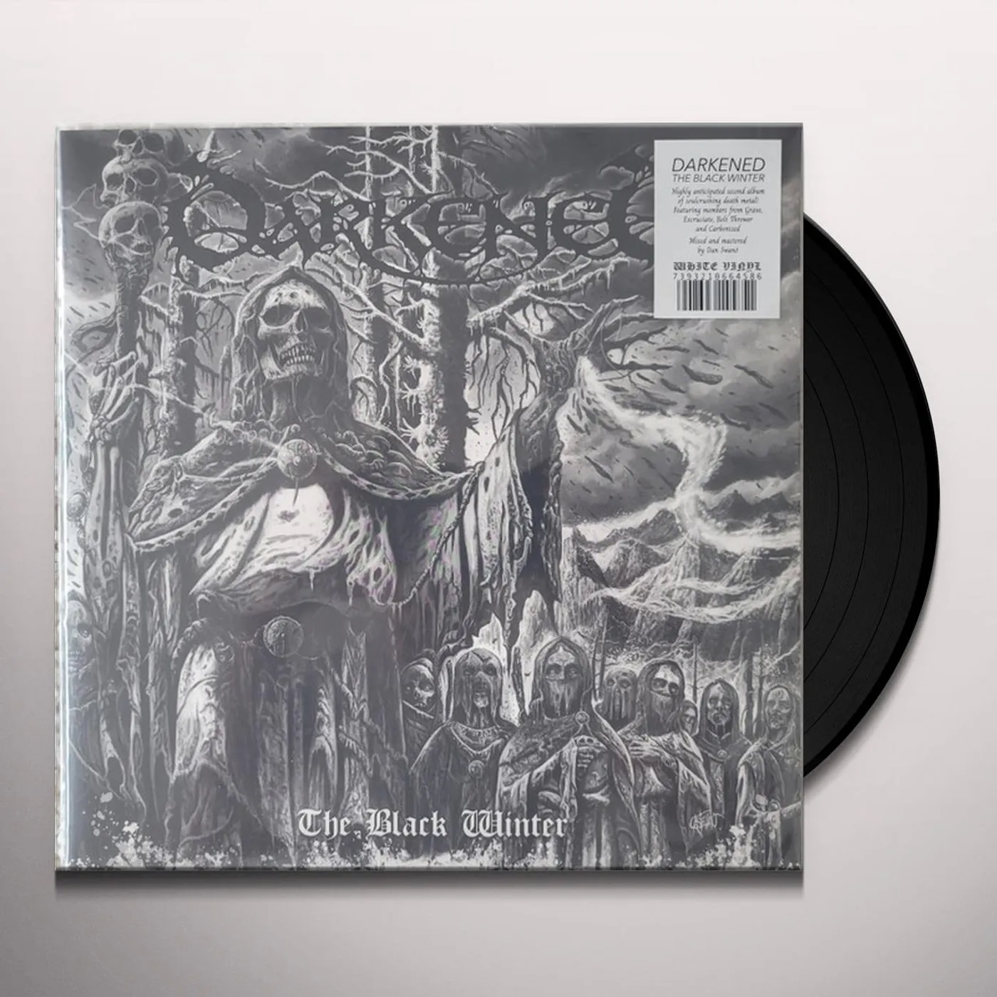 Darkened Black Winter Vinyl Record