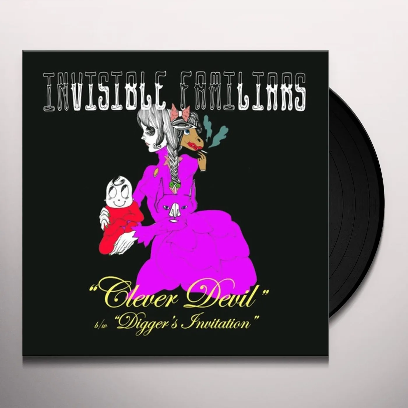 Invisible Familiars Clever Devil / Digger's Invitation Vinyl Record