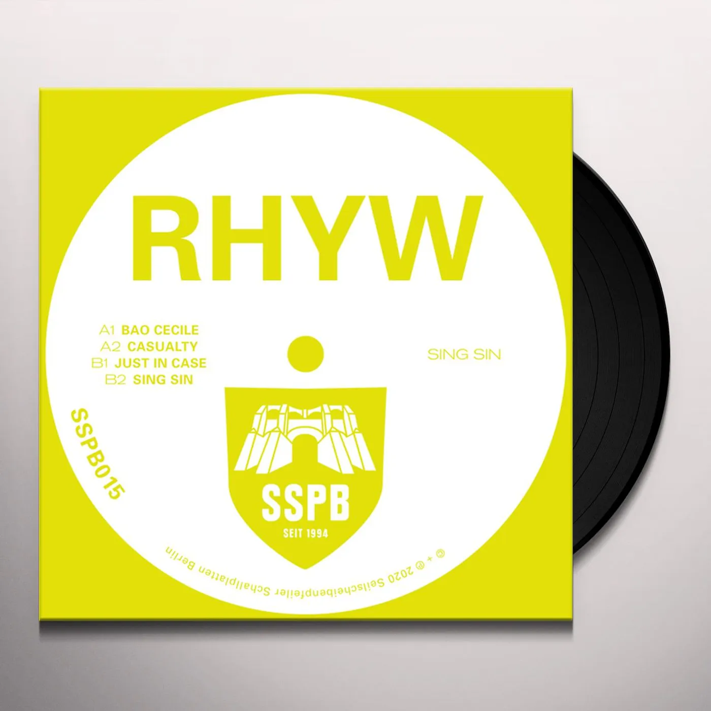 Rhyw SING SIN Vinyl Record