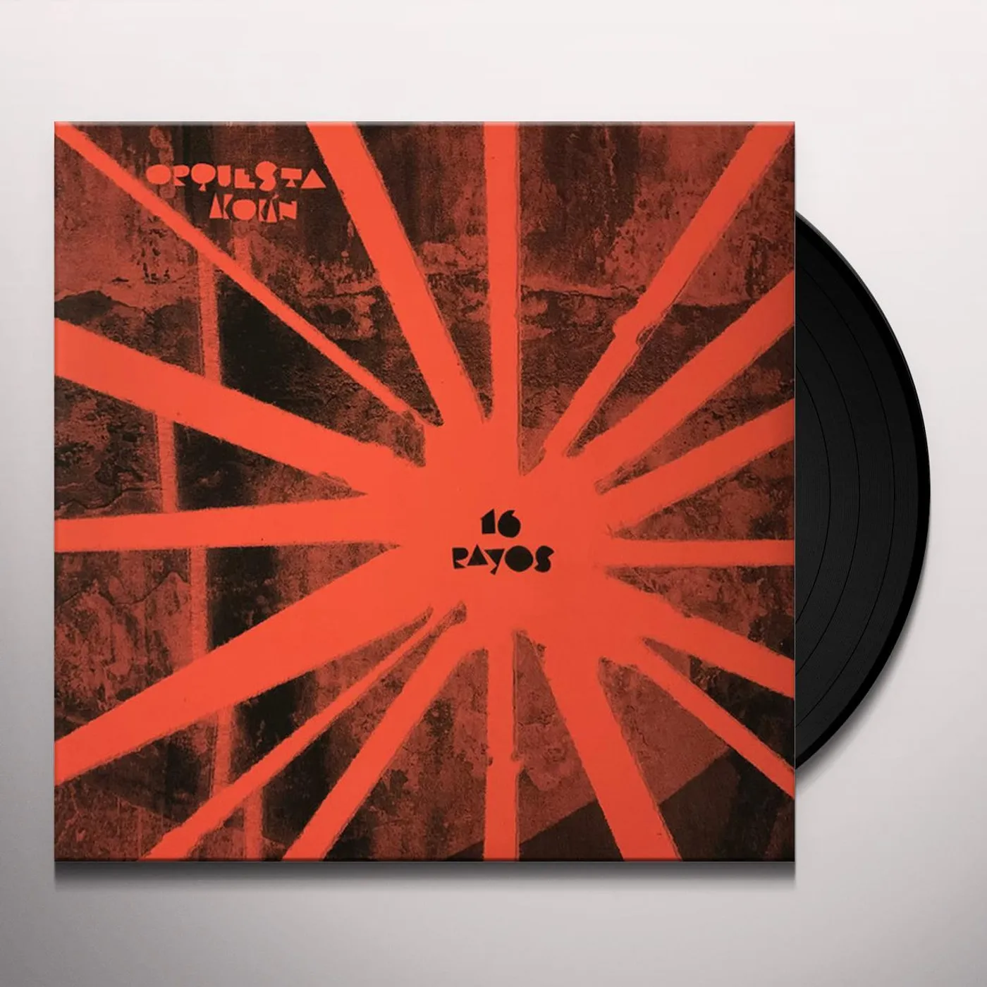 Orquesta Akokán 16 RAYOS (CANARY CRIMSON SWIRL VINYL) Vinyl Record