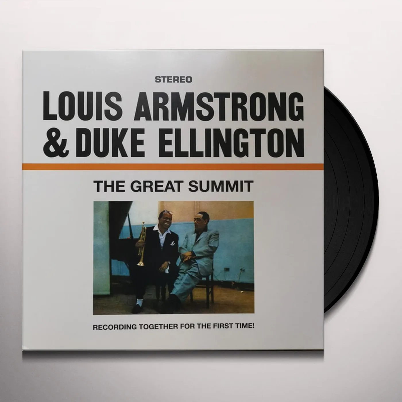 Louis Armstrong & Duke Ellington GREAT SUMMIT (1 BONUS TRACK) (LIMITED 180G TRANSPARENT BLUE VINYL/DMM MASTER) Vinyl Record