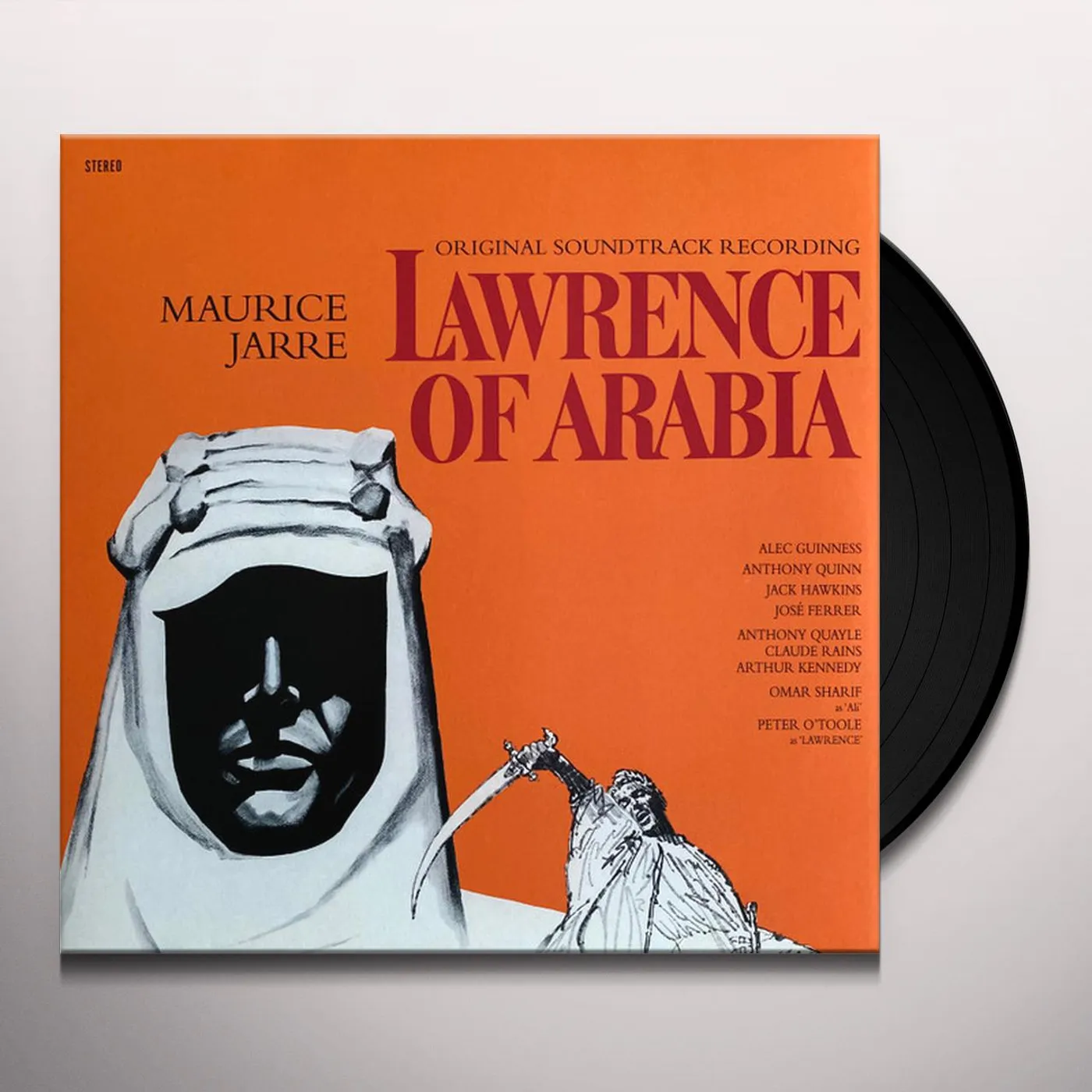 Maurice Jarre LAWRENCE OF ARABIA / Original Soundtrack Vinyl Record - Colored Vinyl, Limited Edition, 180 Gram Pressing