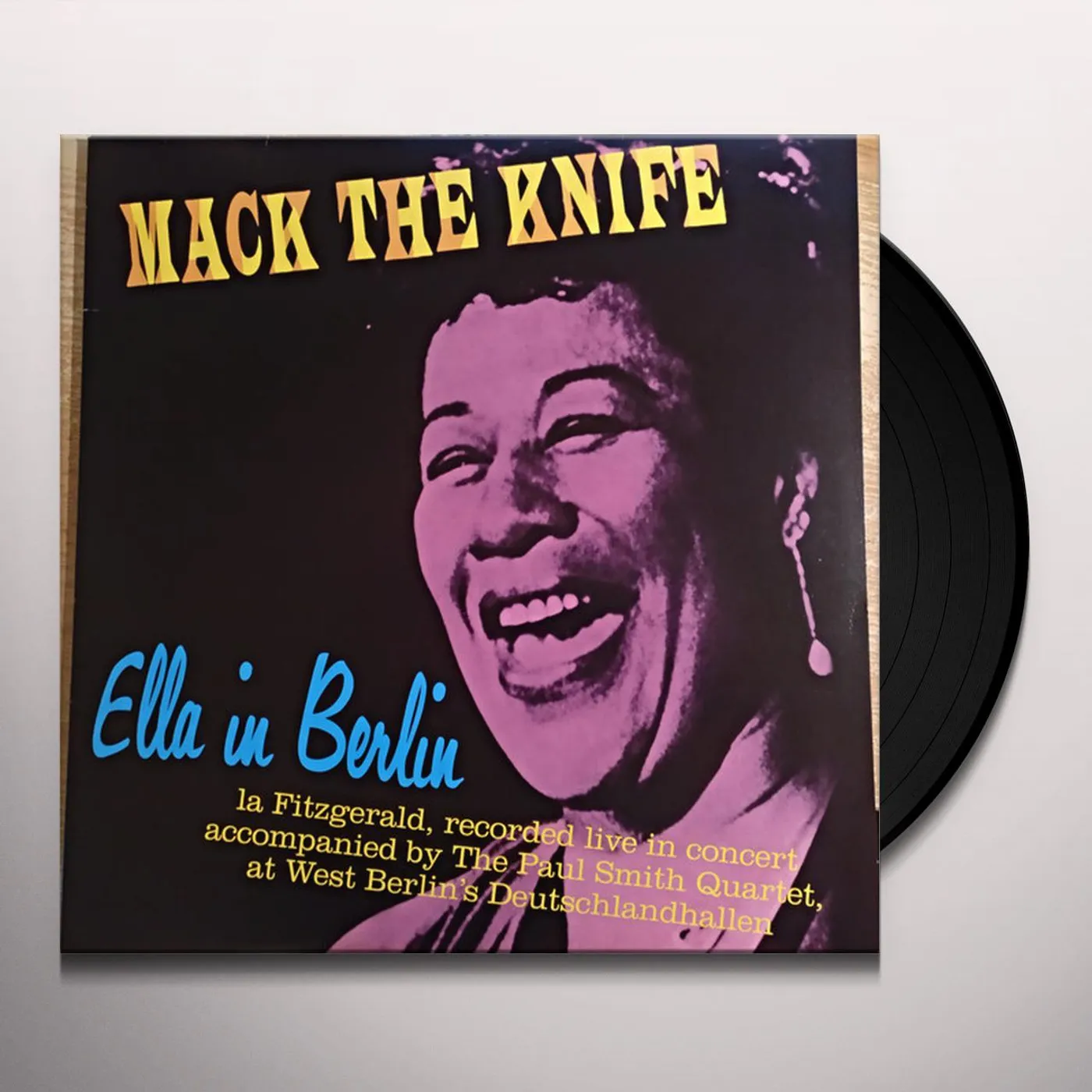 Ella Fitzgerald ELLA IN BERLIN (MACK THE KNIFE) (4 BONUS TRACKS/LIMITED SOLID BLUE VINYL/180G/DMM) Vinyl Record