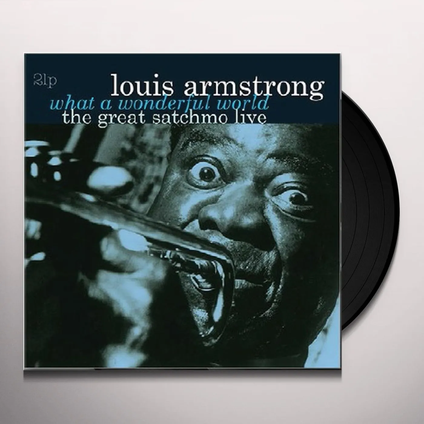 Louis Armstrong WHAT A WONDERFUL WORLD / GREAT SATCHMO LIVE Vinyl Record