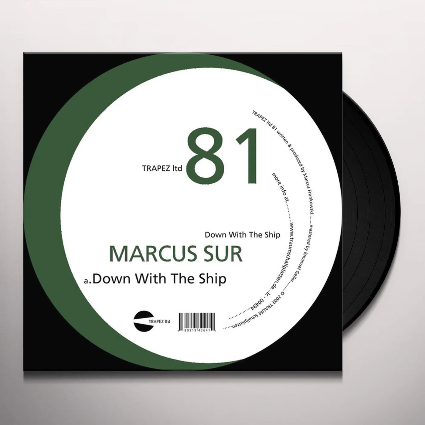Marcus Sur Down With The Ship Vinyl Record