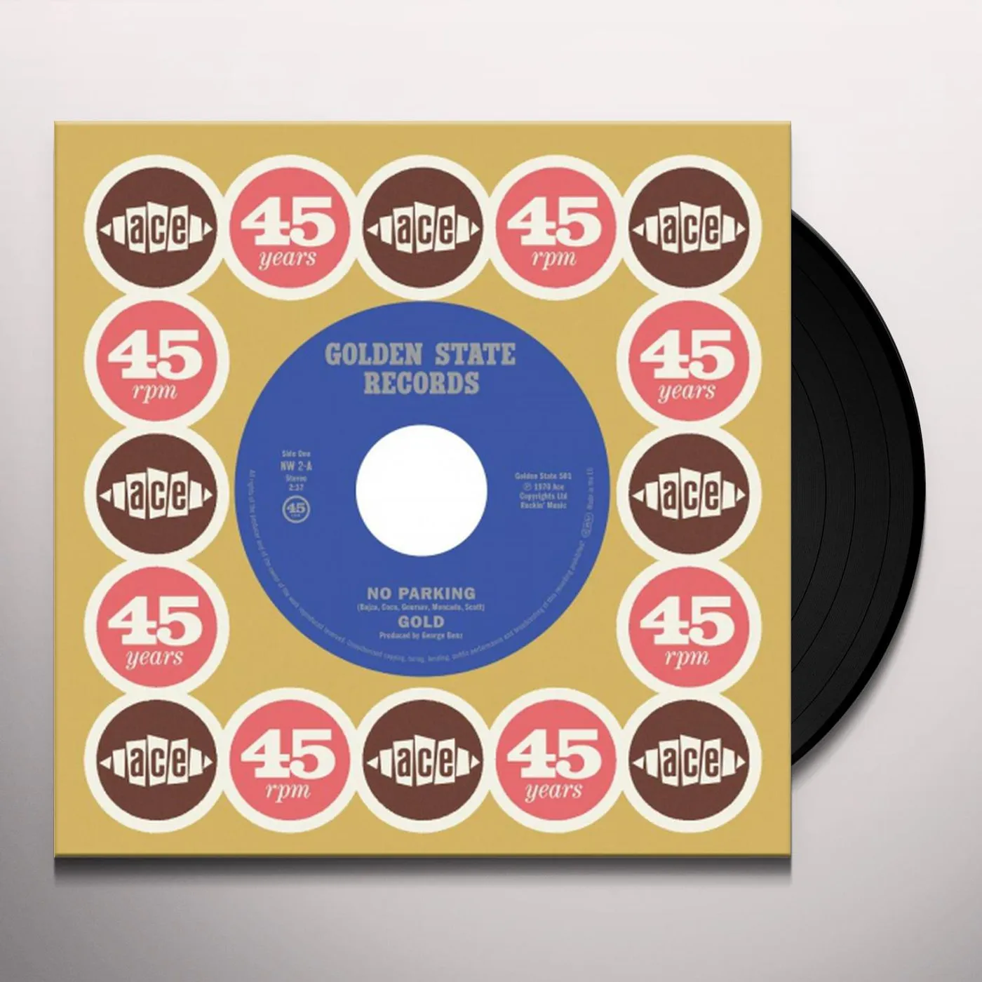 Gold NO PARKING / NO PARKING (ALT VERSION) Vinyl Record
