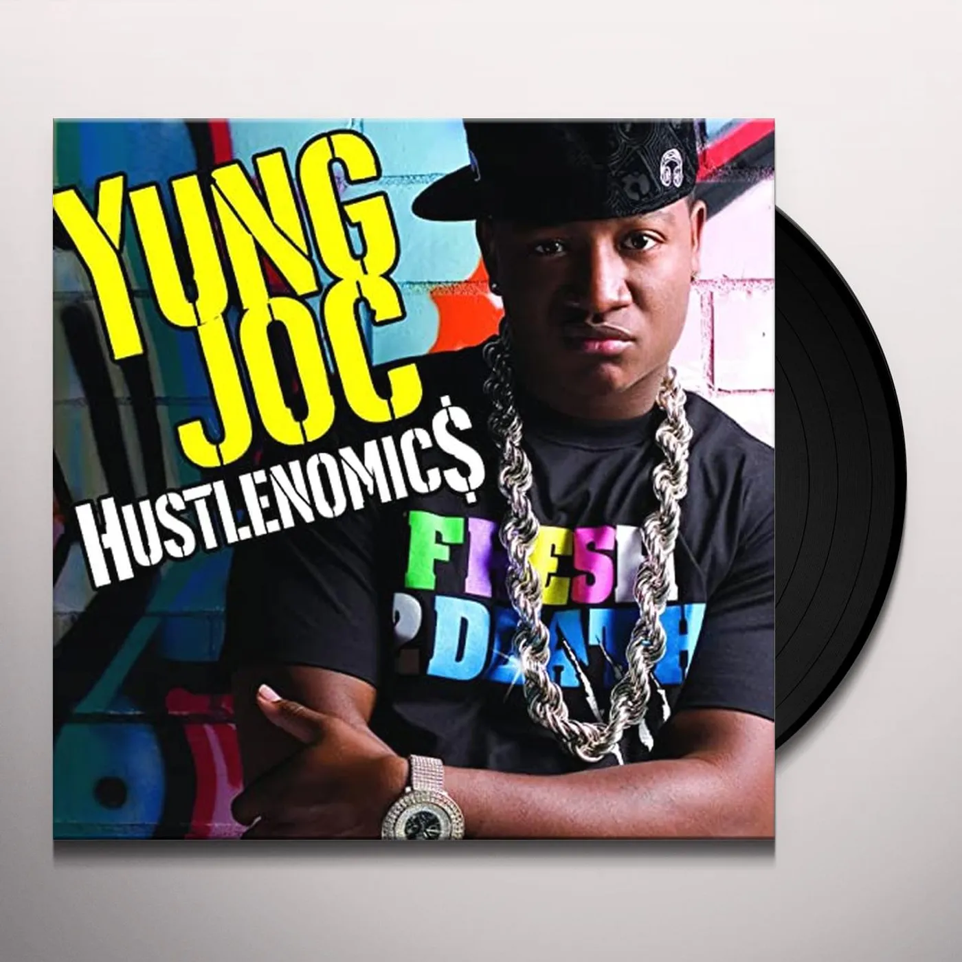 Yung Joc BOTTLE POPPIN / PLAY YOUR CARDS Vinyl Record