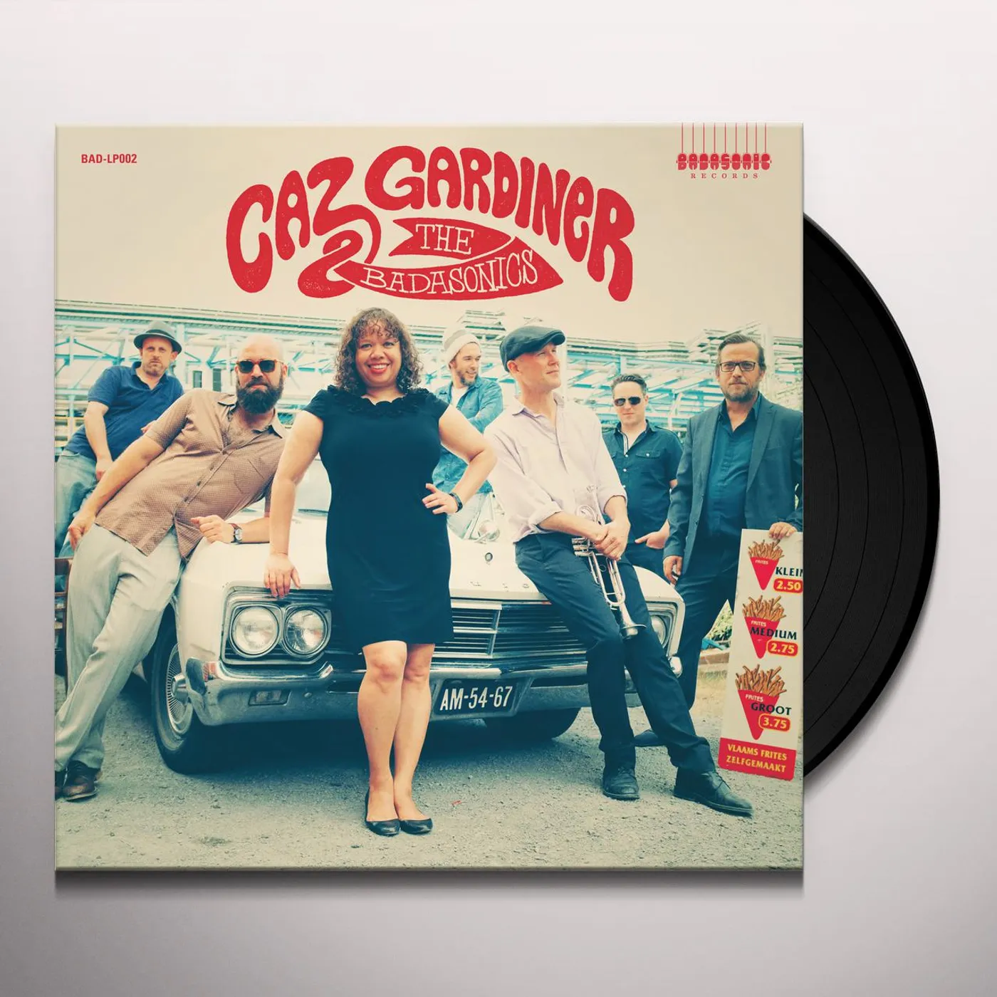 Caz Gardiner & The Badasonics Vinyl Record