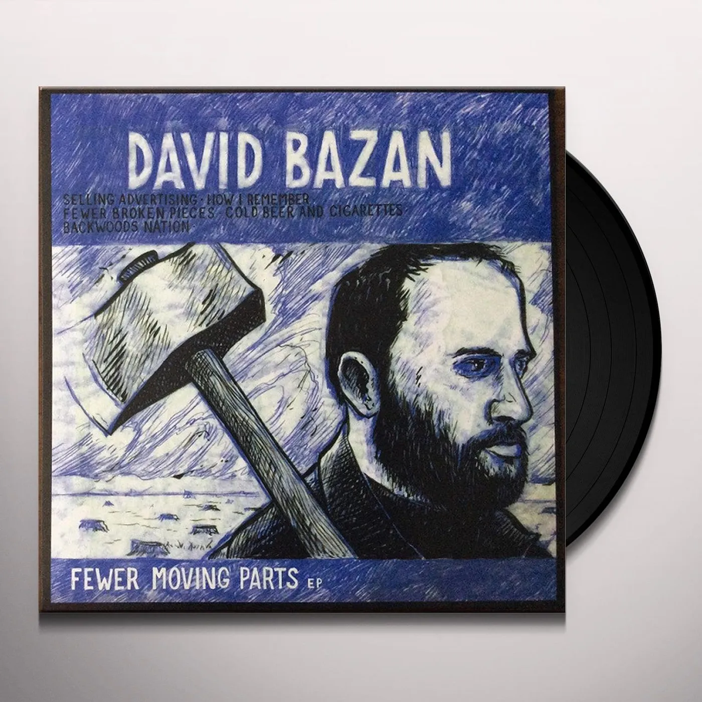 David Bazan Fewer Moving Parts Vinyl Record