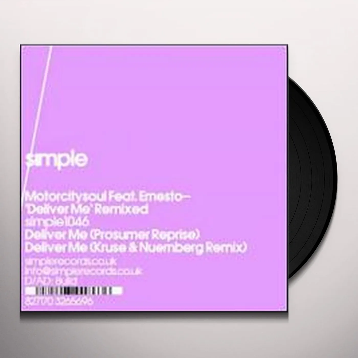Motorcitysoul Deliver Me Remixed Vinyl Record
