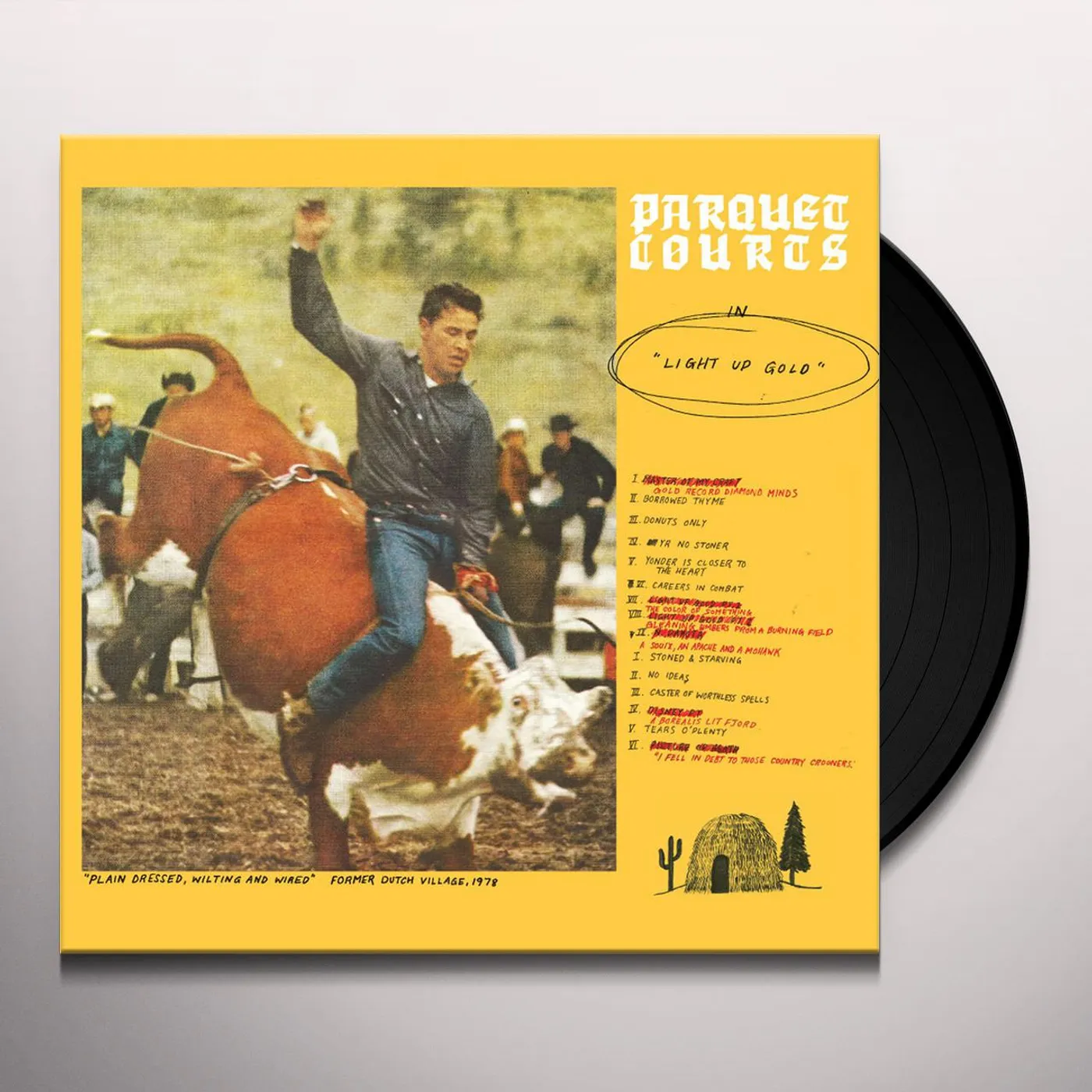 Parquet Courts LIGHT UP GOLD (GLOW IN THE DARK VINYL) Vinyl Record