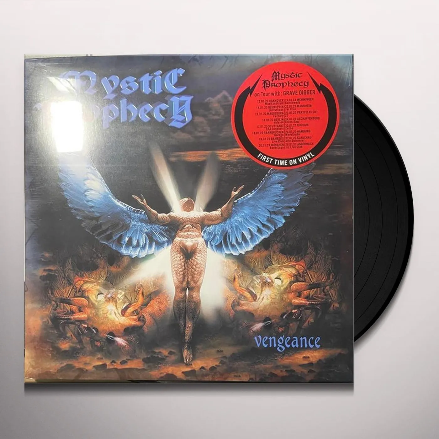 Mystic Prophecy Regressus   Gold Vinyl Record